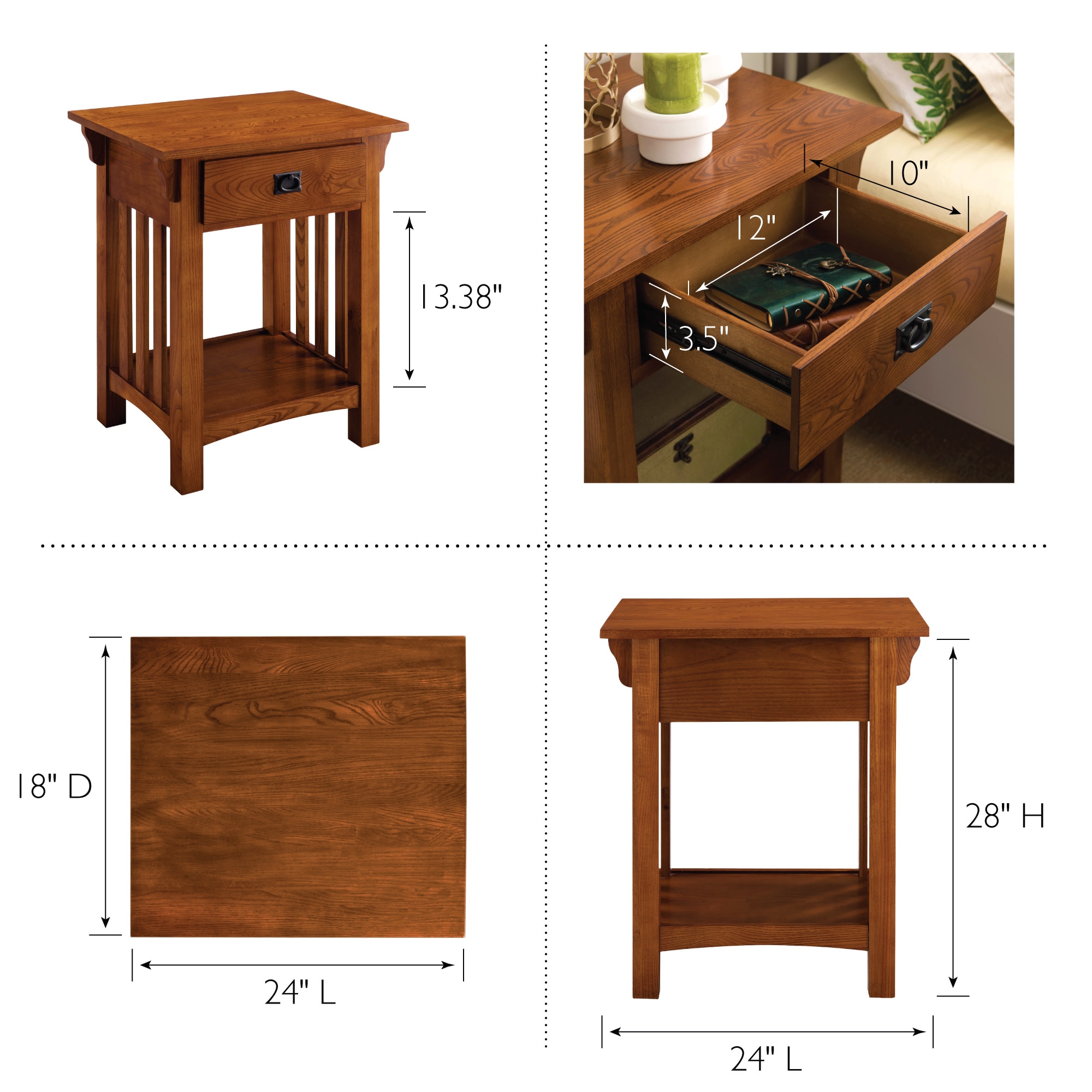 Leick Home 8222 End-Tables - View #2