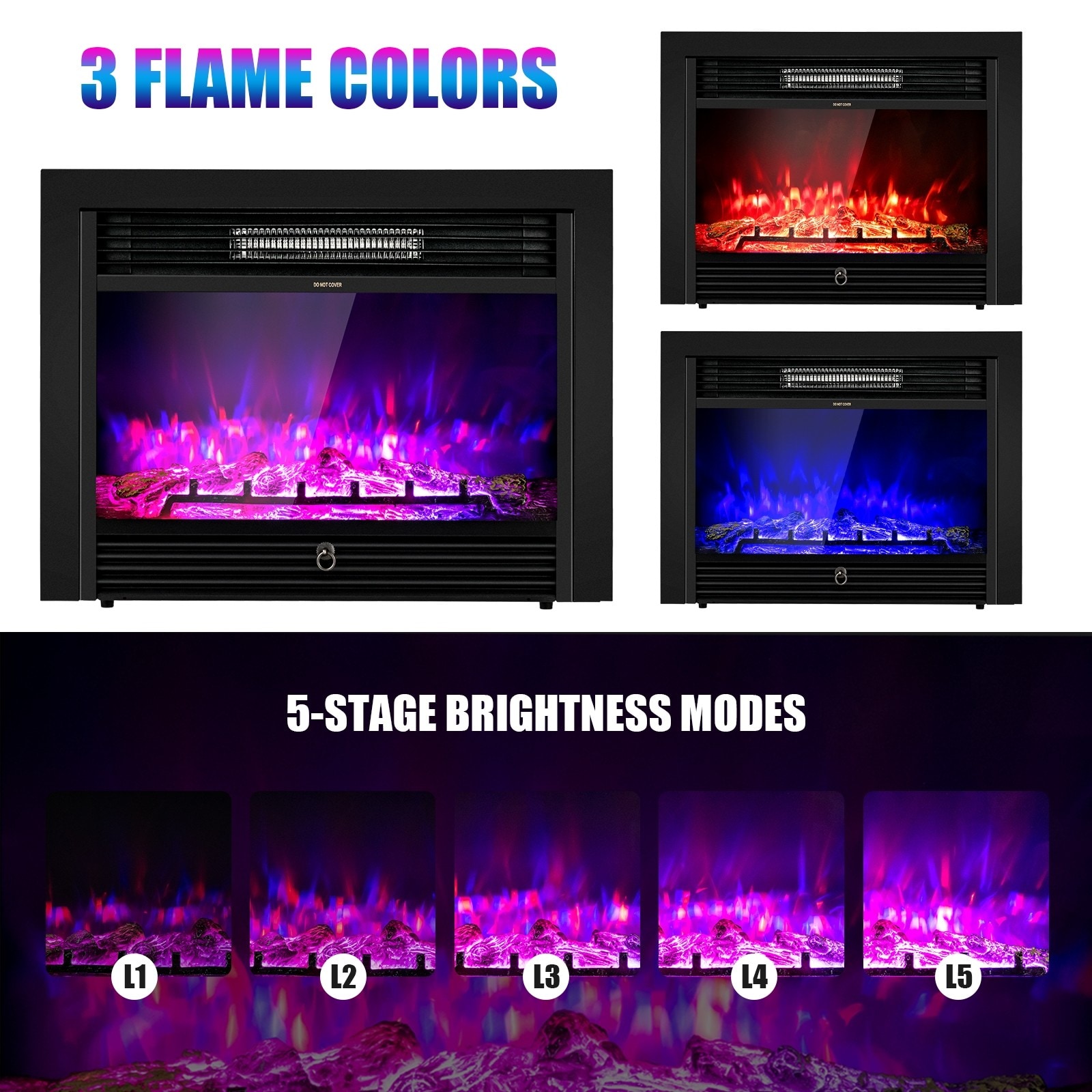 Clihome CWCH-FPA10049US Electric-Fireplaces - View #5