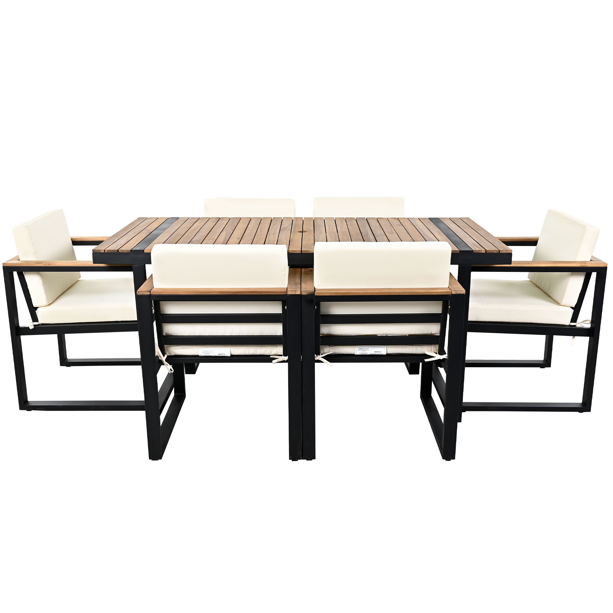 SINOFURN SYA020341BG Patio-Dining-Sets - View #3