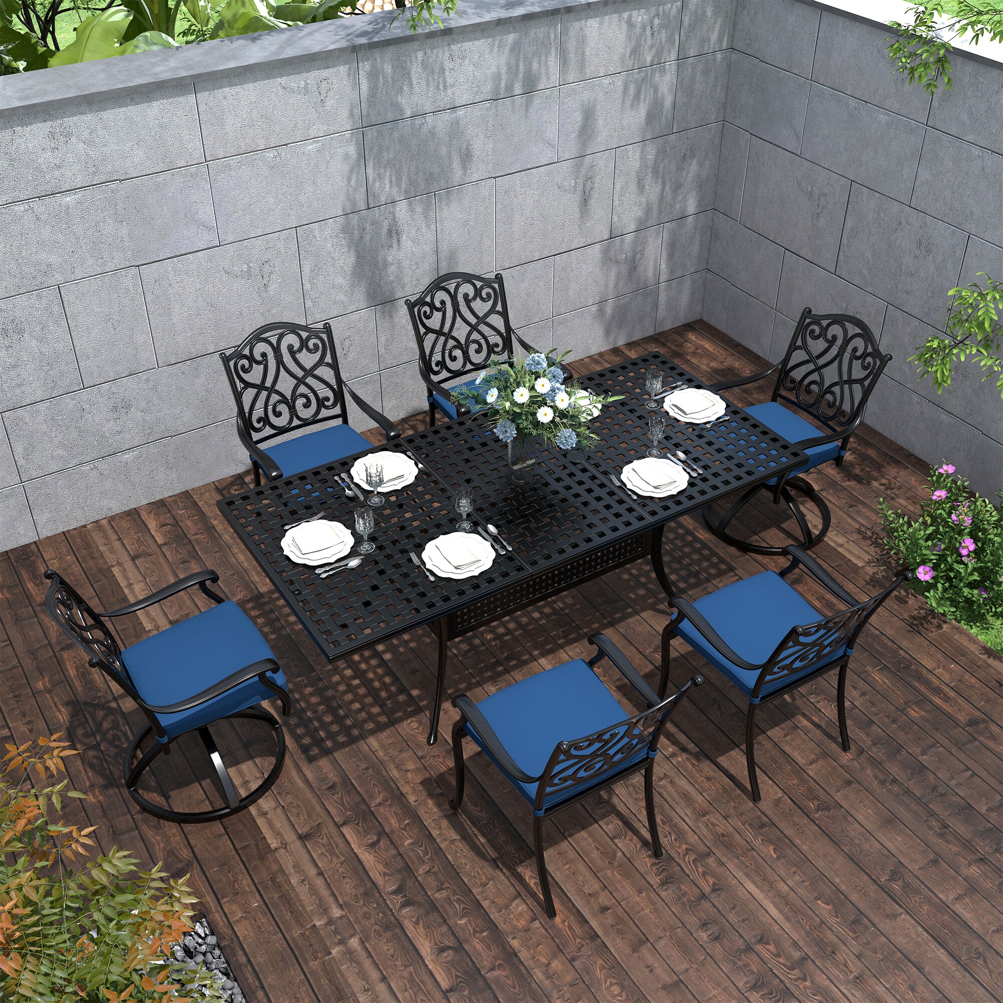 Clihome CL-LDSS6080DT Patio-Tables - View #4