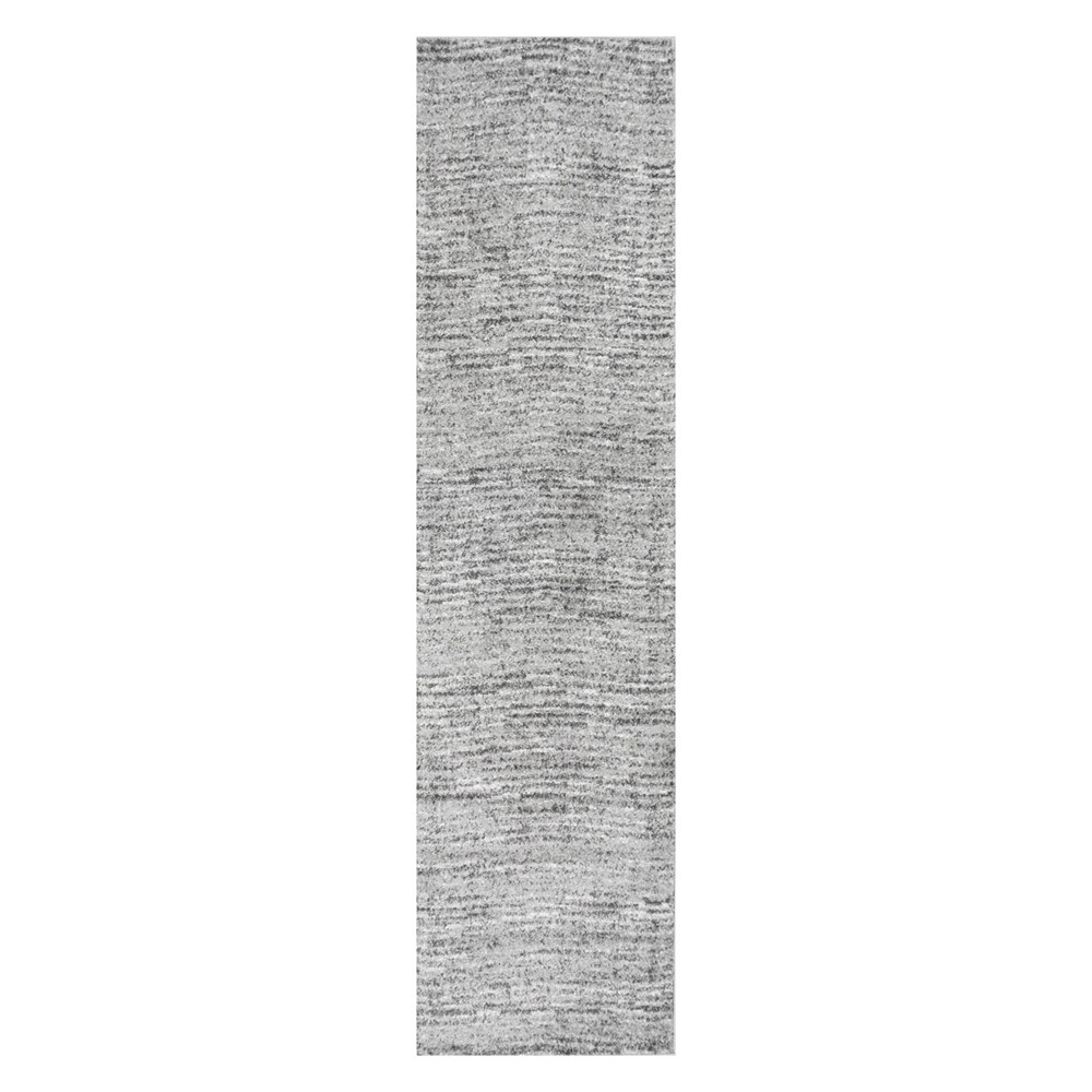 Sherill Gray 2' x 6' Synthetic Runner Rug