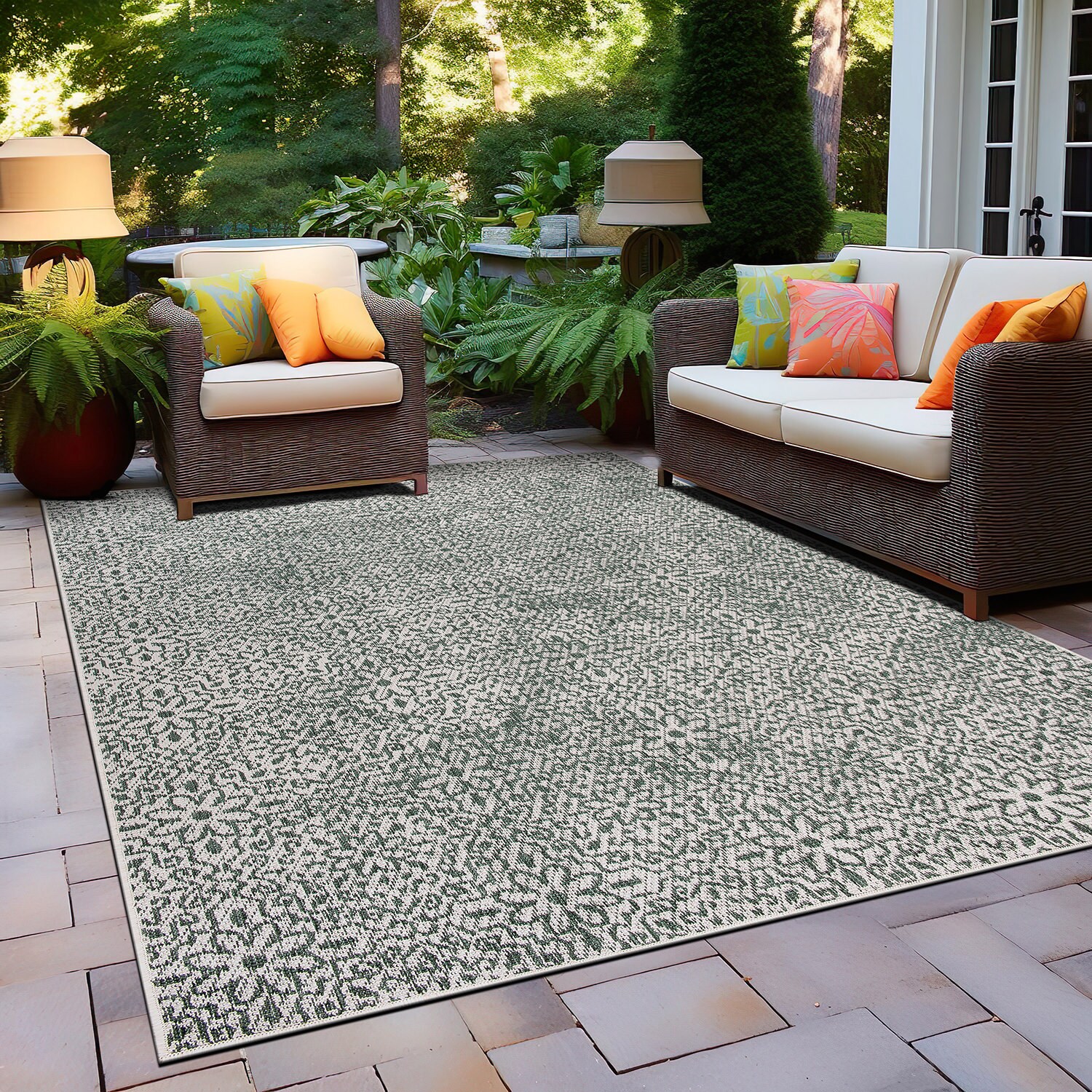 World Rug Gallery 4026GREEN8X10 rugs - View #8