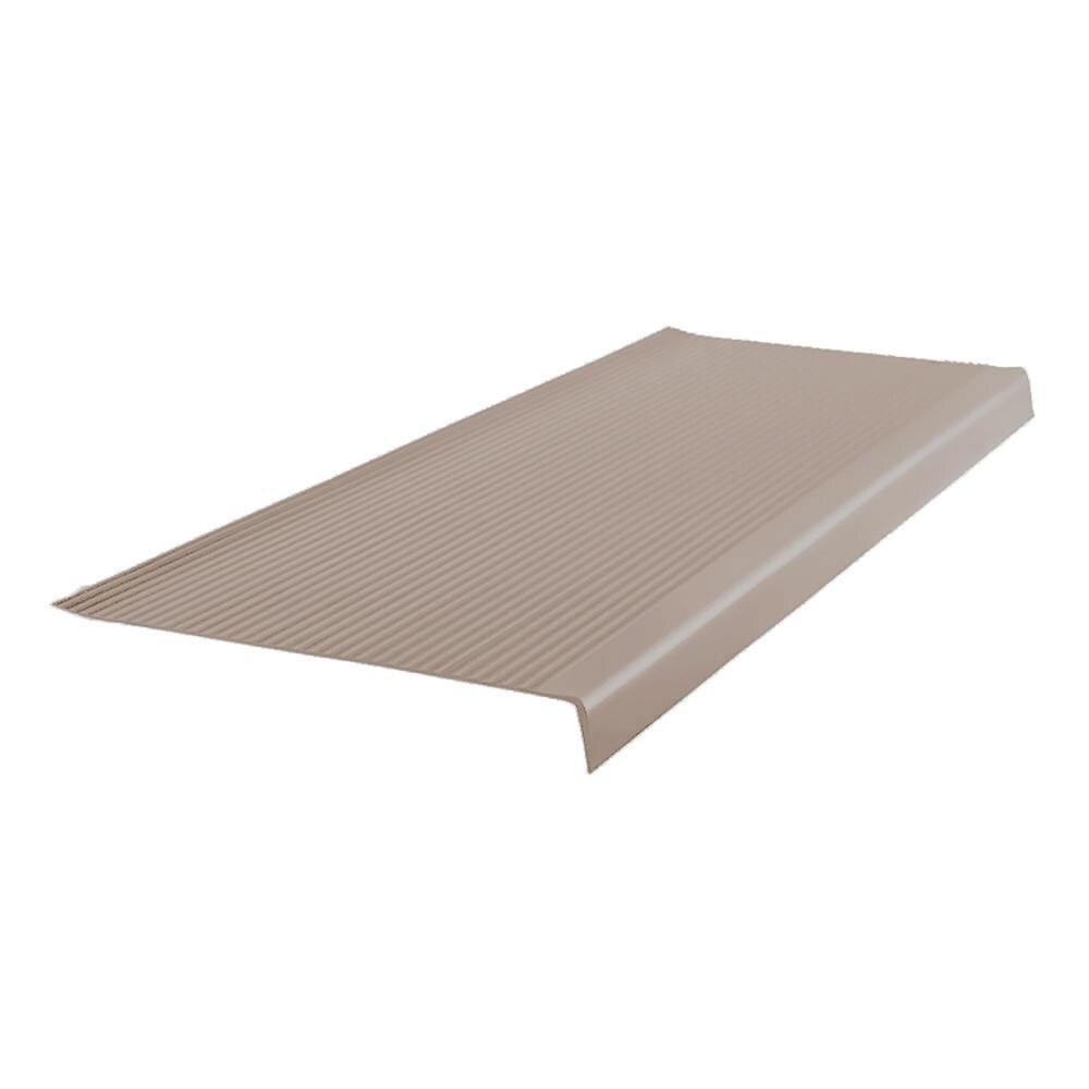 42-in L x 12-in W Dark Beige Vinyl Stair Stringer | - Flexco 42LVS00P037