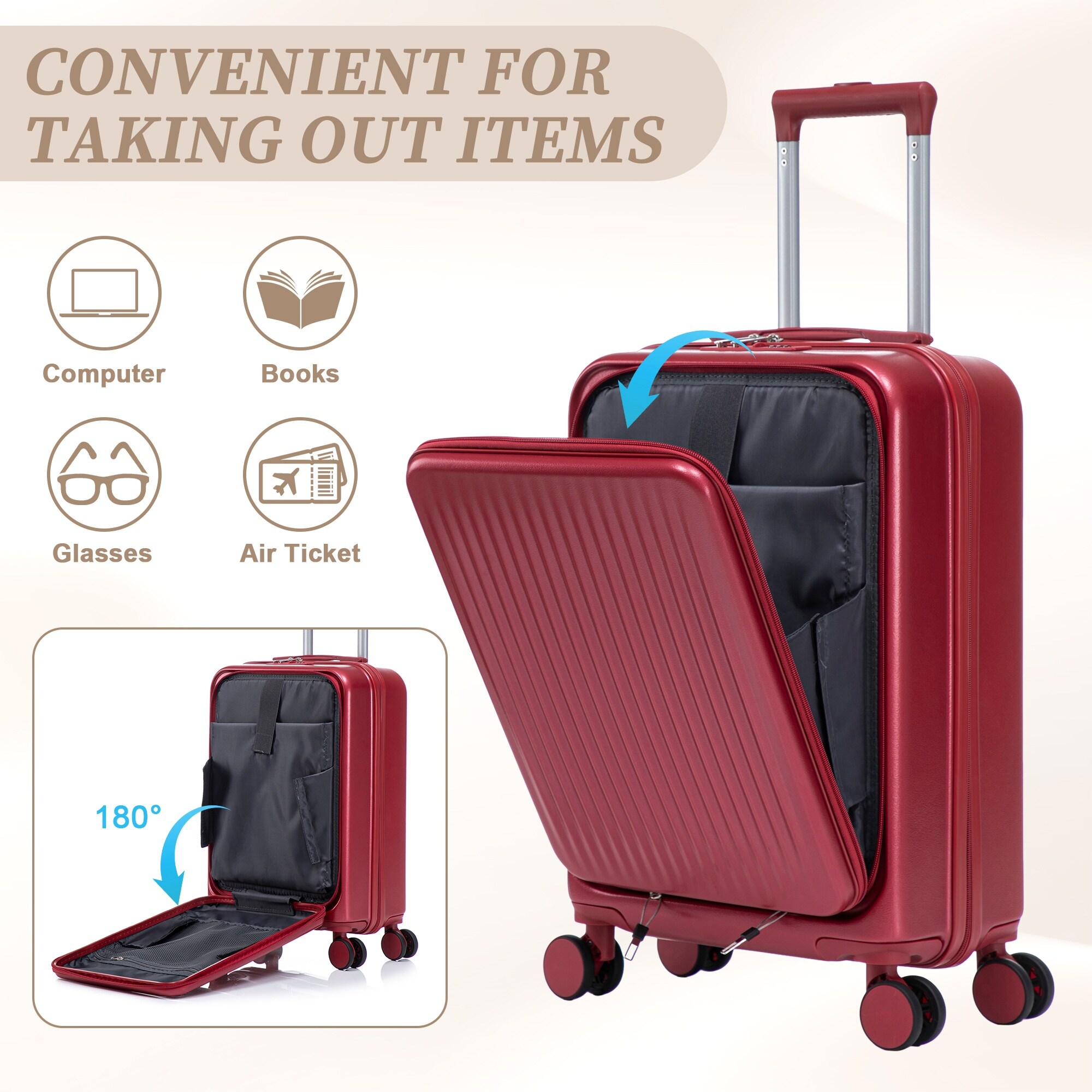HyperDrop Cart B-3X7O8G8V7L3U Luggage-And-Luggage-Sets - View #3