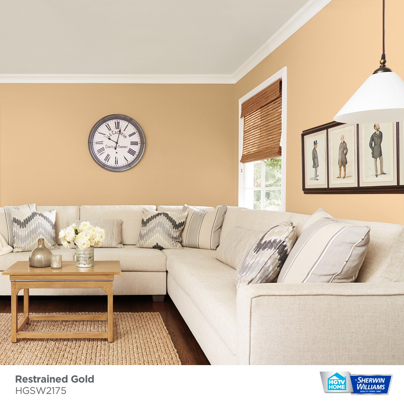 Fervent Brass Paint Sample by Sherwin-Williams (6405)
