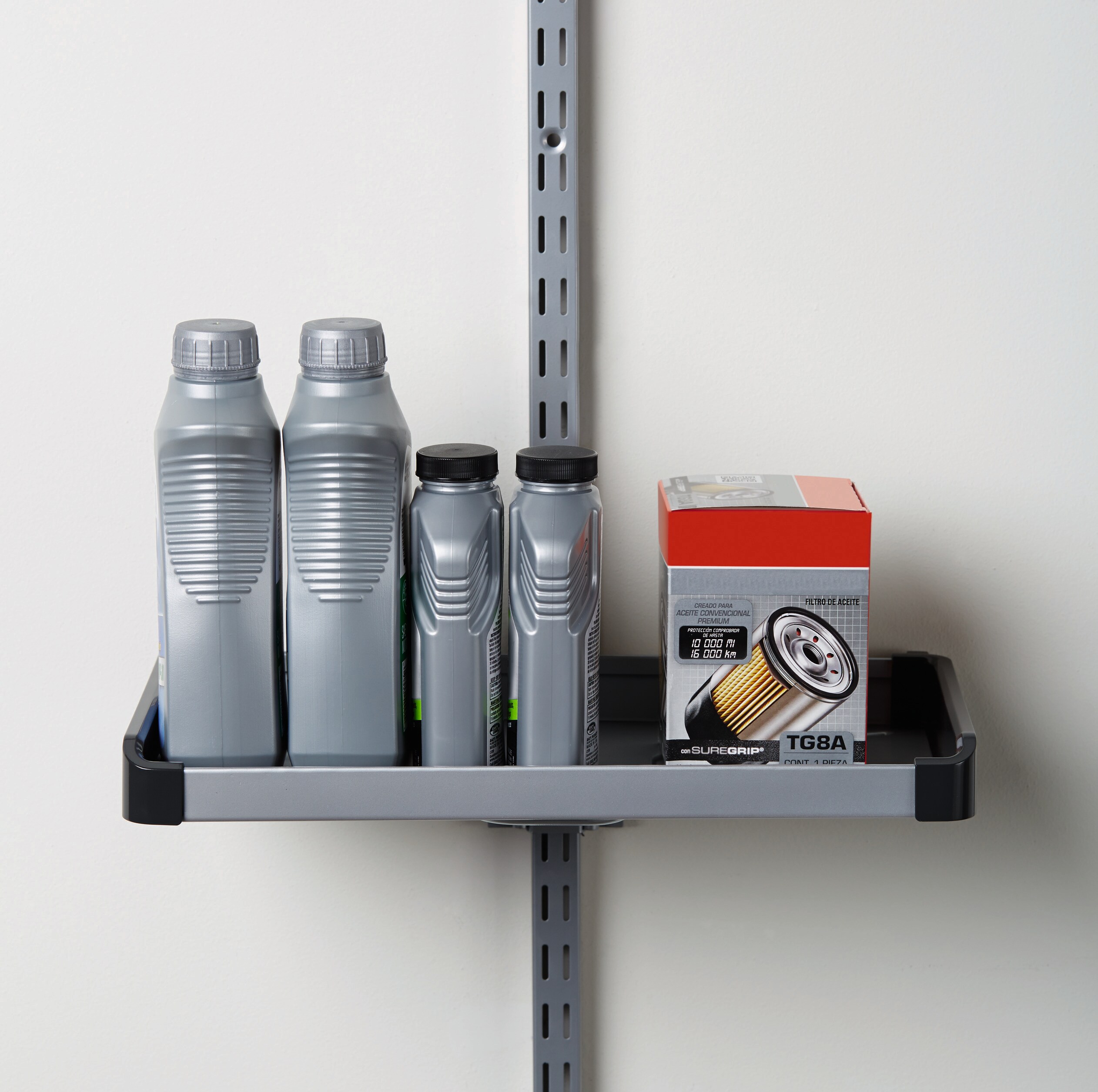 Rubbermaid Fasttrack Garage 153 In Grayblack Steel Multipurpose Shelf