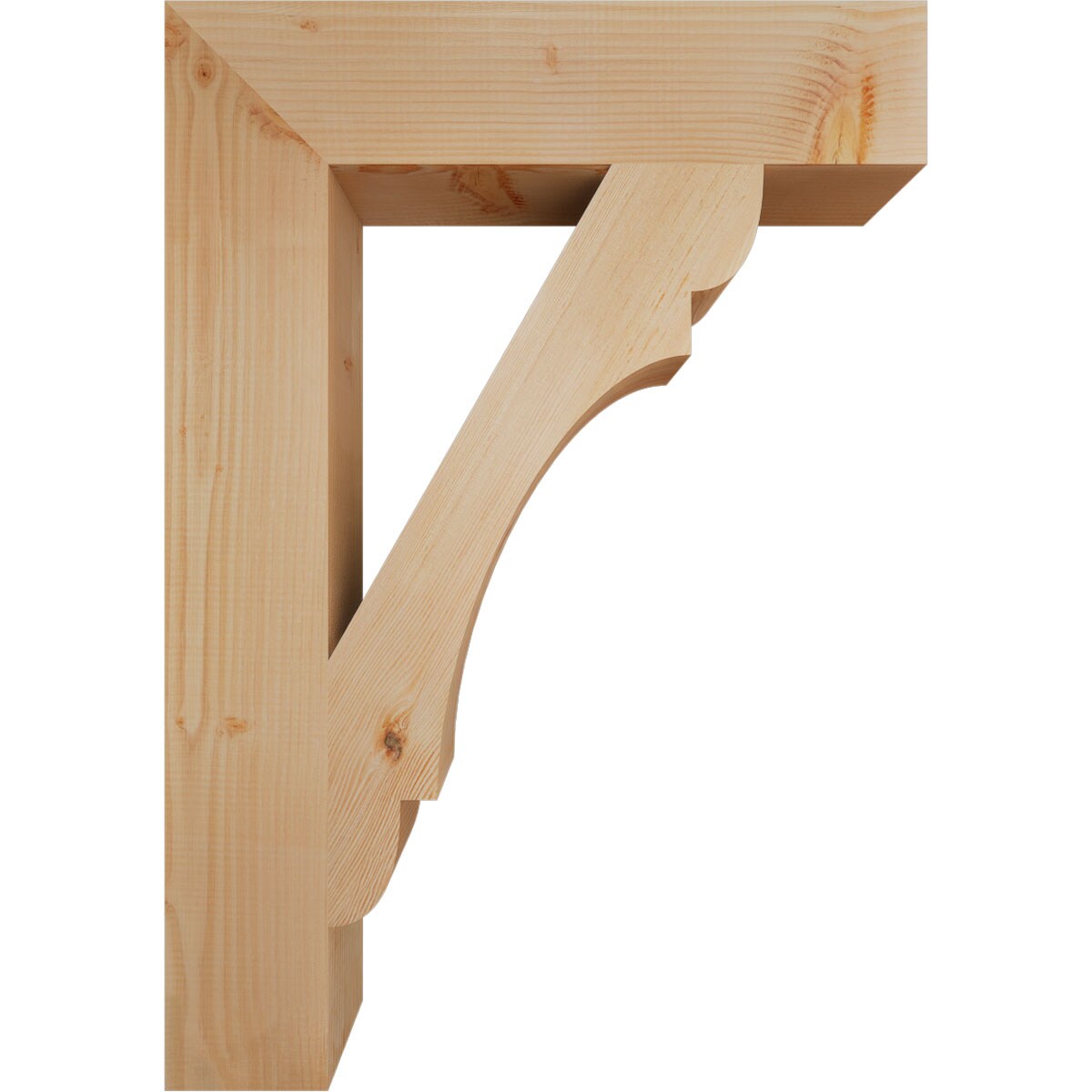 Ekena Millwork BKT06X28X40OLY05SDF Exterior-Brackets-Braces - View #3