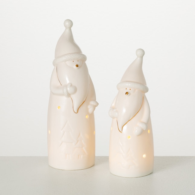 Sullivans 9-in Lighted Decoration Gnome (2-Pack) Battery-operated Christmas  Decor in the Christmas Decor department at
