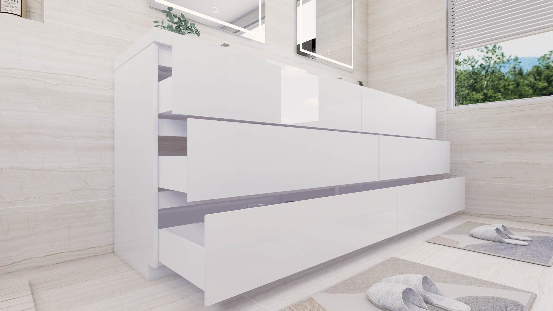 Moreno Bath MOA84D-GW Bath-Vanity-Combo - View #8