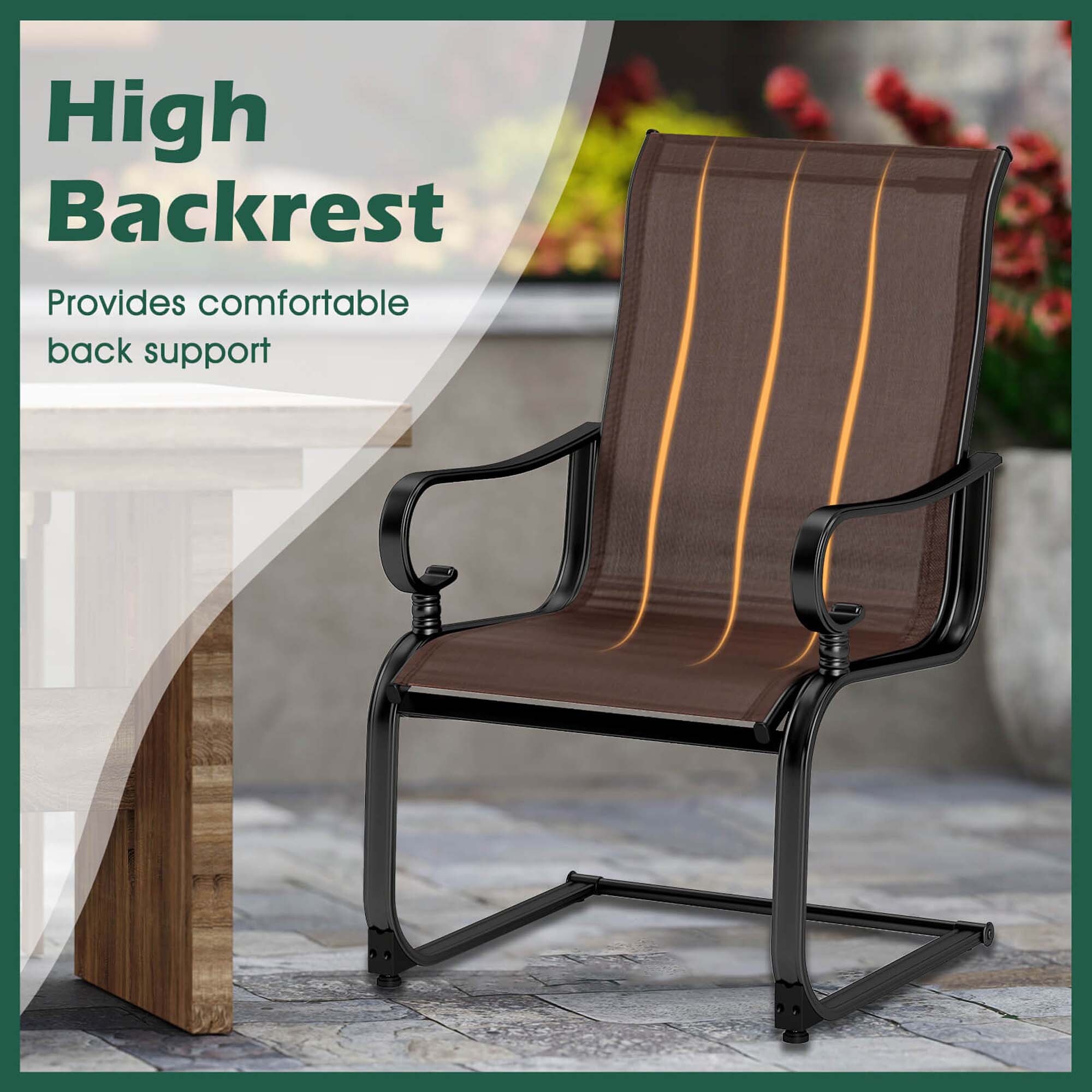 Costway HCST05698 Patio-Chairs - View #4