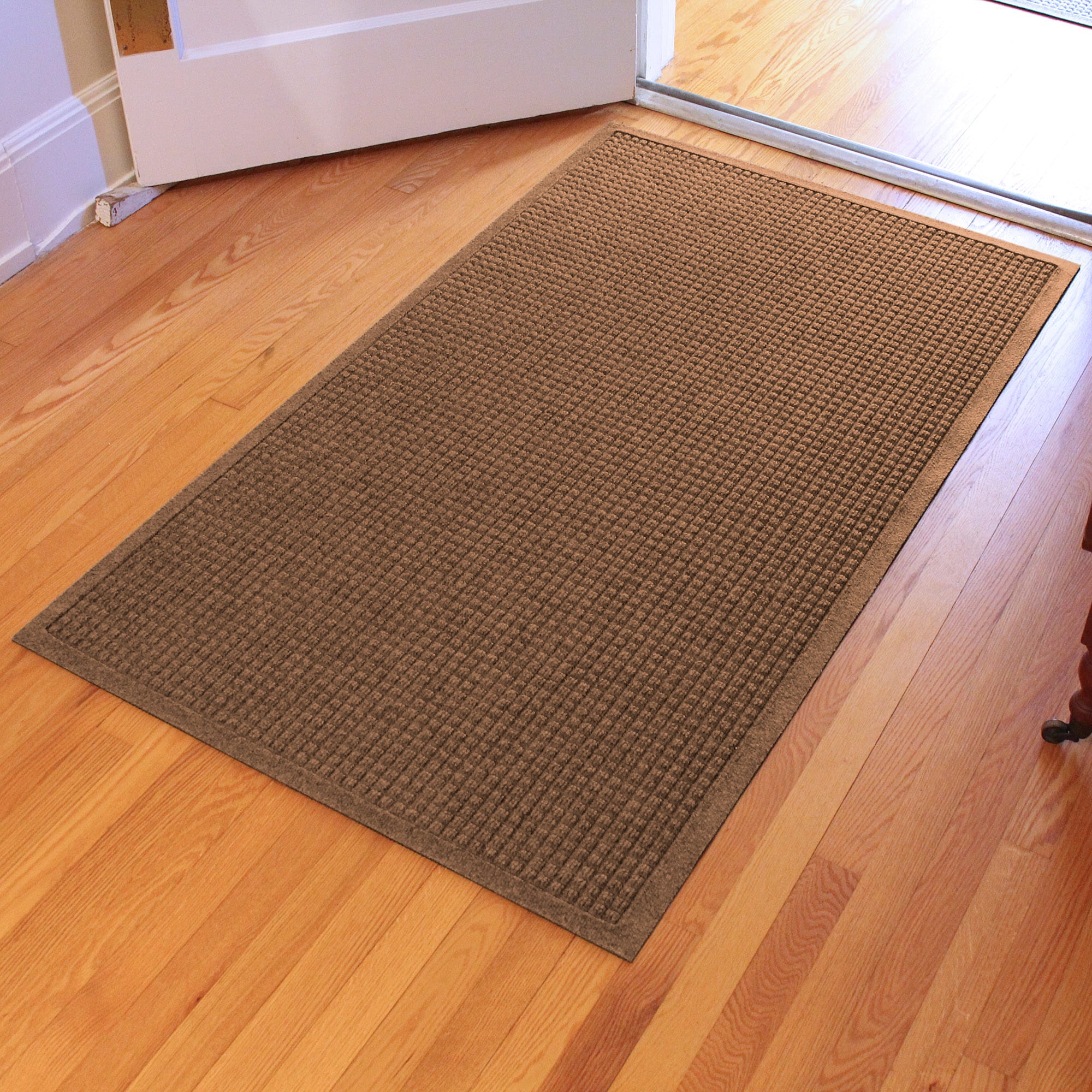Waterhog Indoor/Outdoor Geometric Doormat, 2' x 3' - Dark Brown
