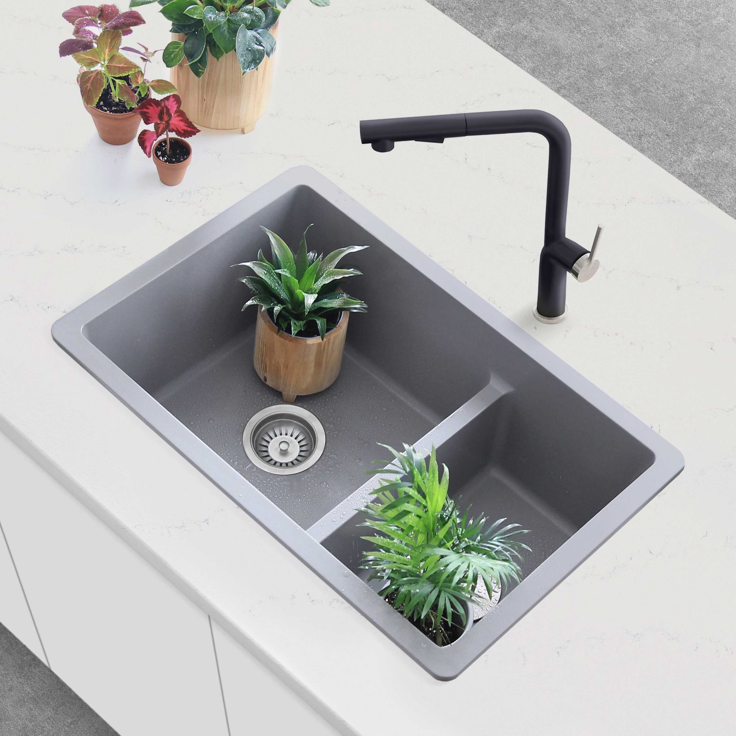 Stylish S-827L1 Kitchen-Sinks - View #2