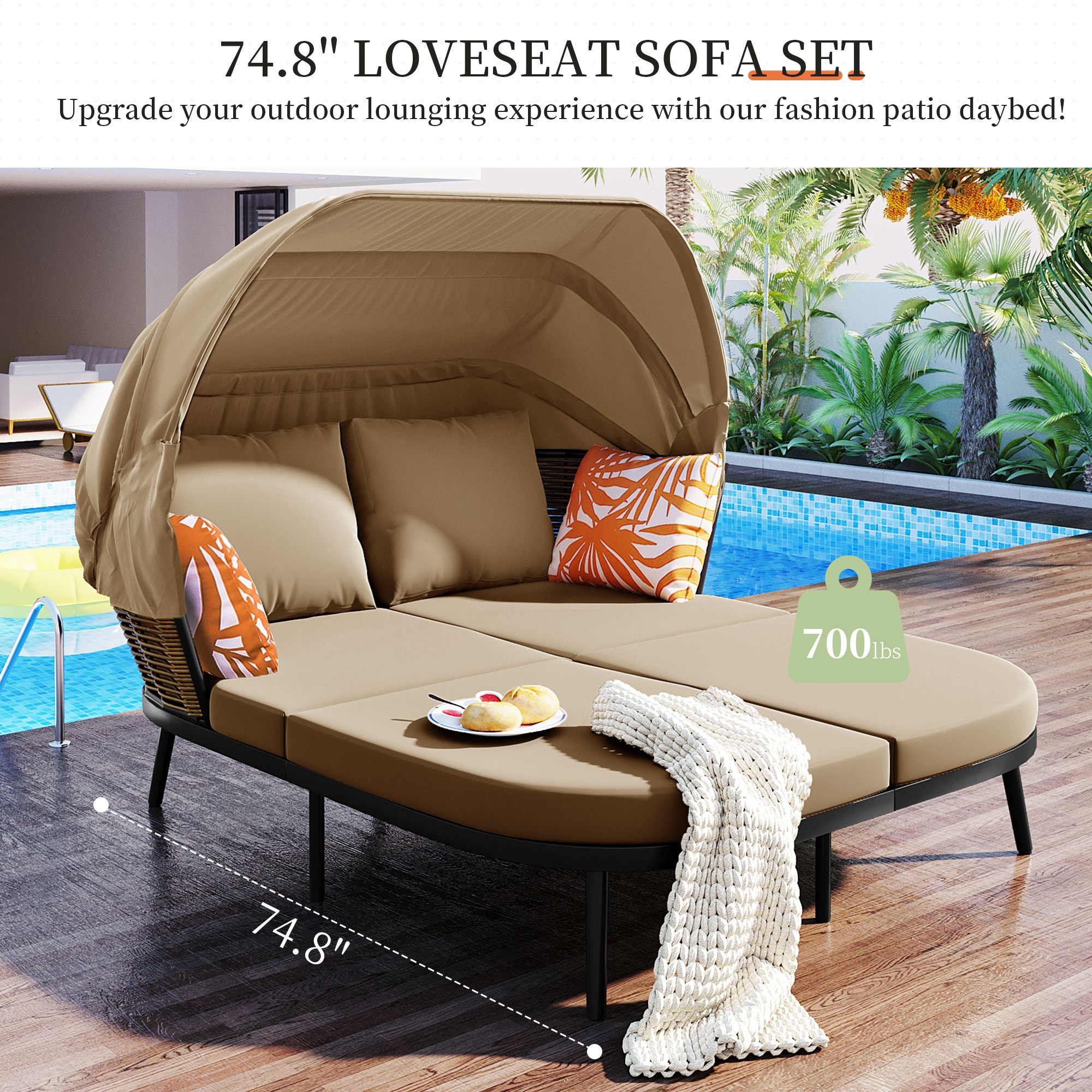 Nestfair AUTO0027D Patio-Sofas-Daybeds - View #8