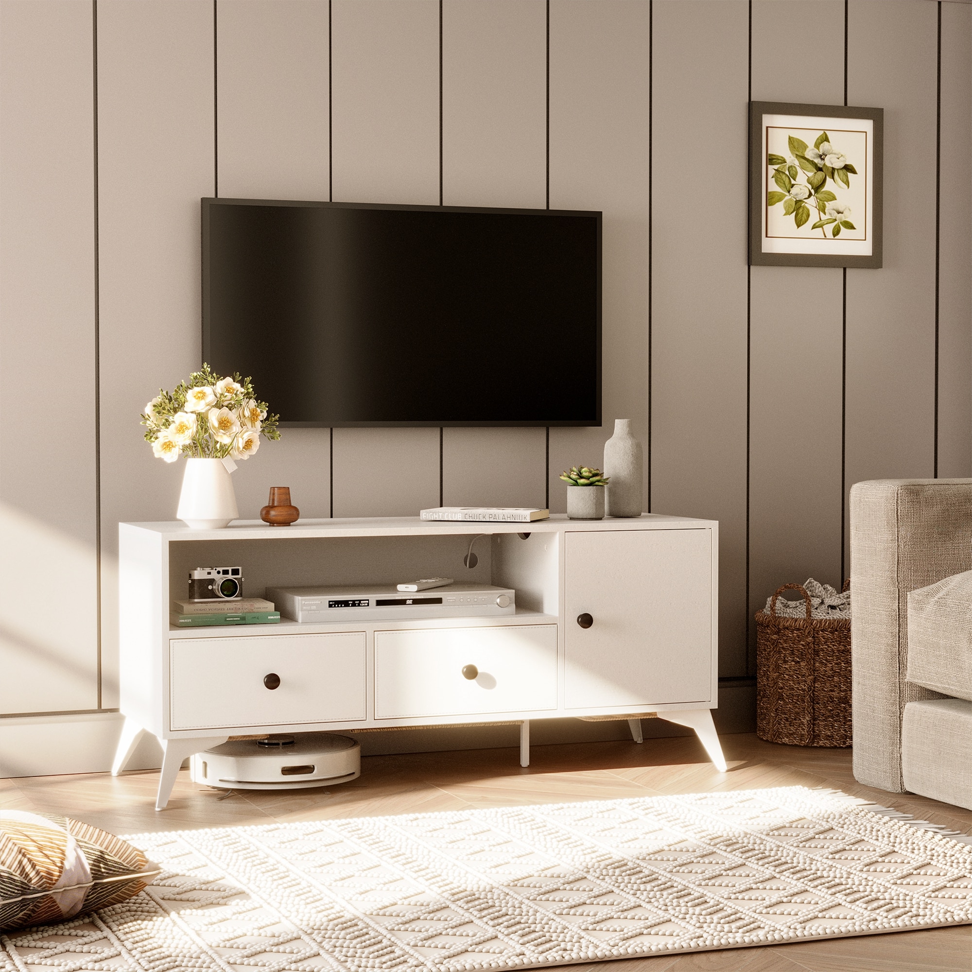 Crestlive Products CL-TV007WHT Tv-Stands - View #2