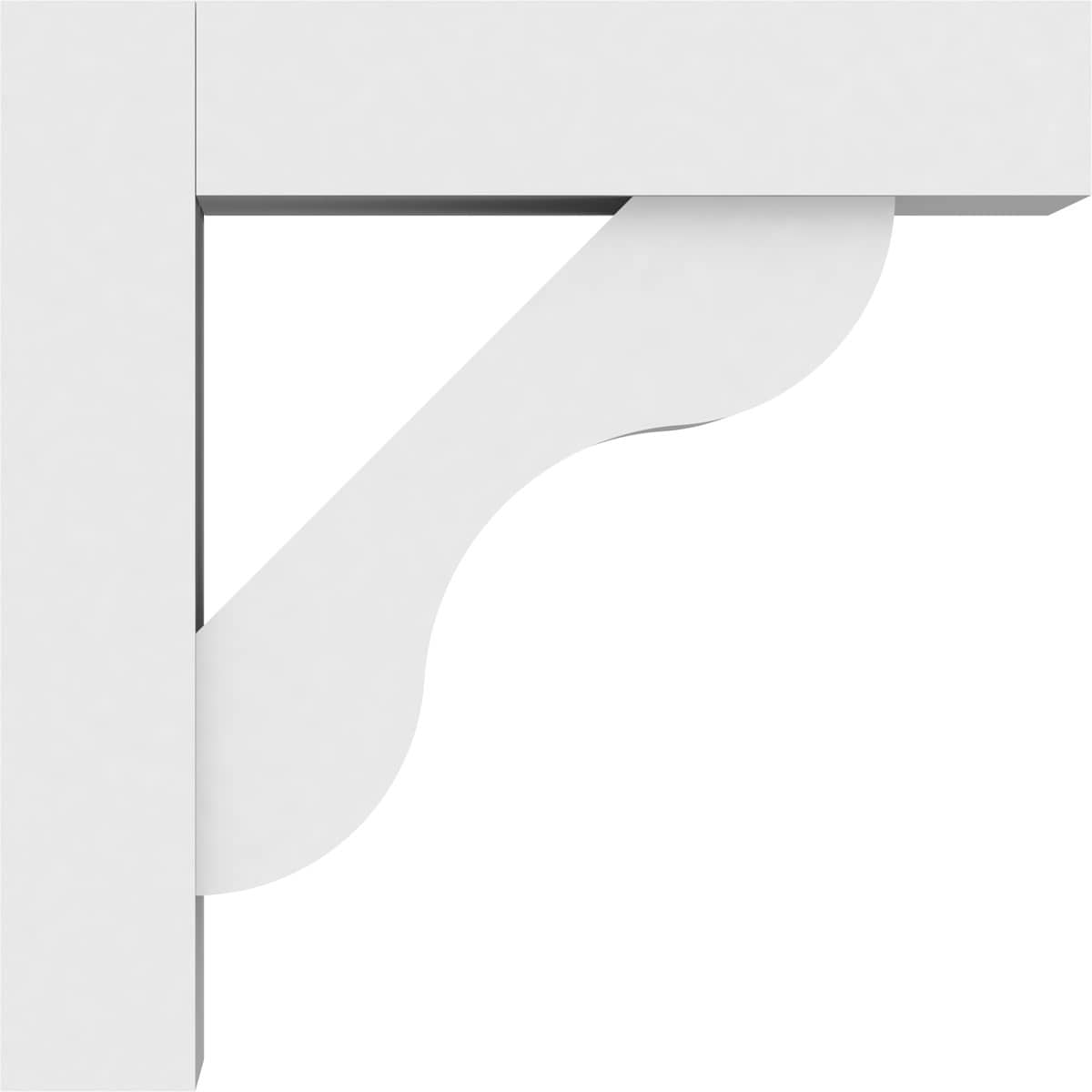 Ekena Millwork BKTP05X14X14CAR05 Exterior-Brackets-Braces - View #3