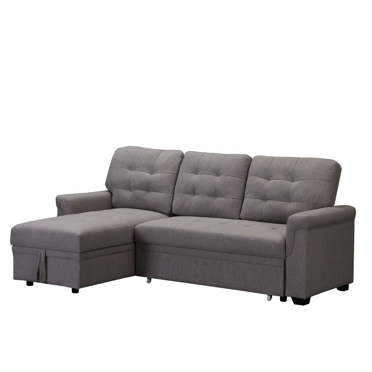 JASMODER W1128S00028 Modern Dark Grey Polyester/Blend Sofa