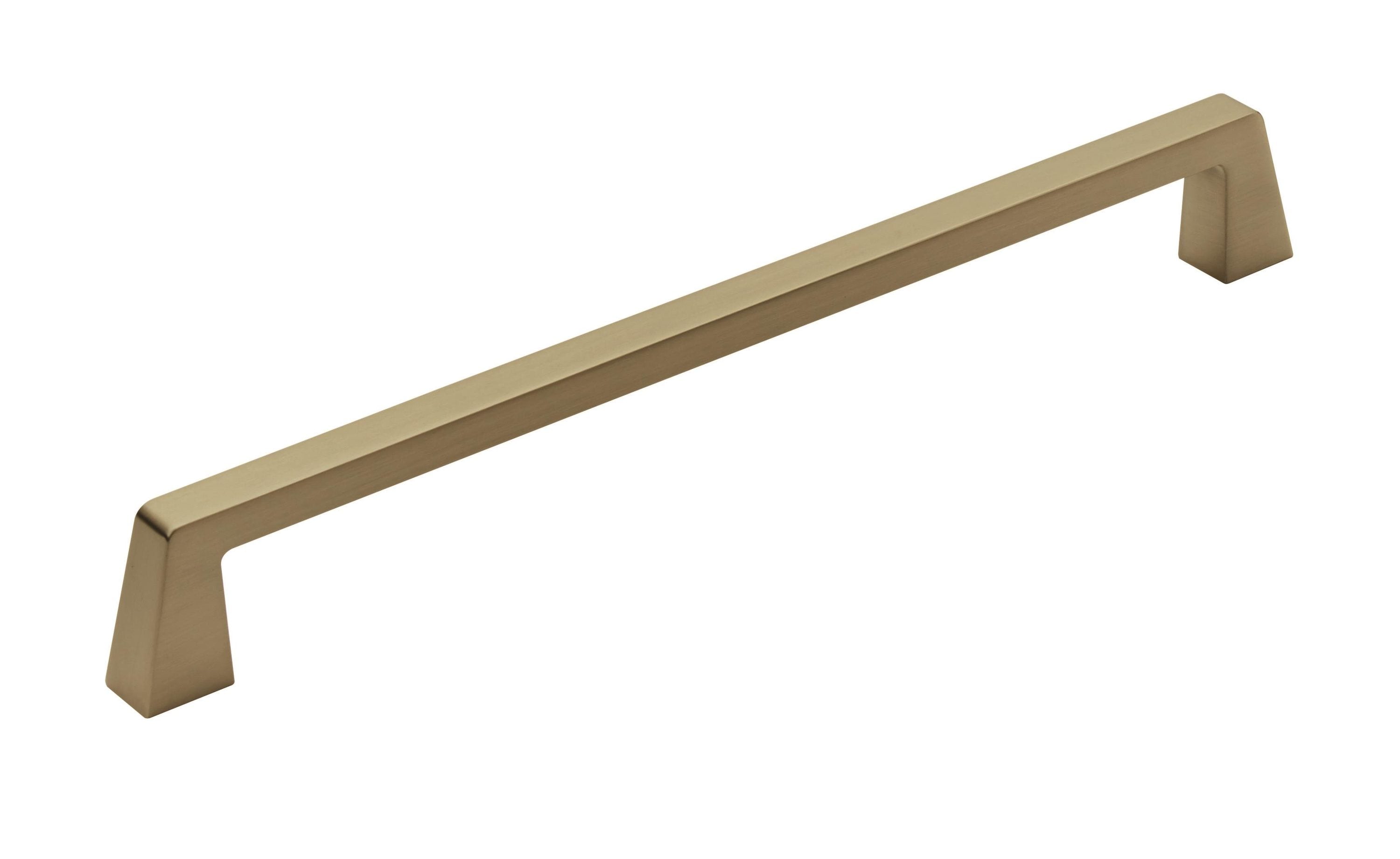 Amerock BP55280BBZ Blackrock 12-in , 305mm Center to Center Golden Champagne Arch Handle For Use on Appliances Drawer Pulls
