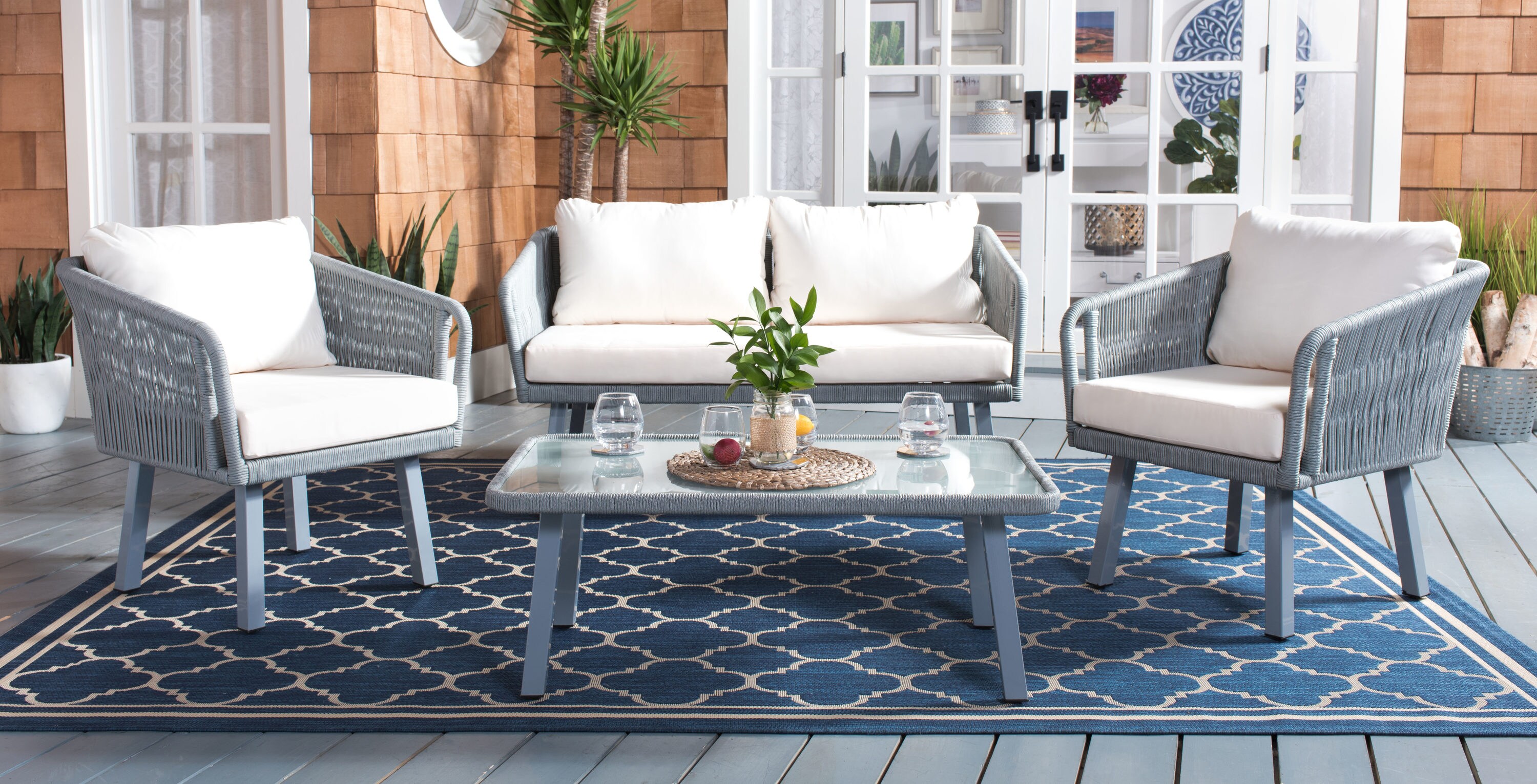 Safavieh PAT7519A Patio-Conversation-Sets - View #2