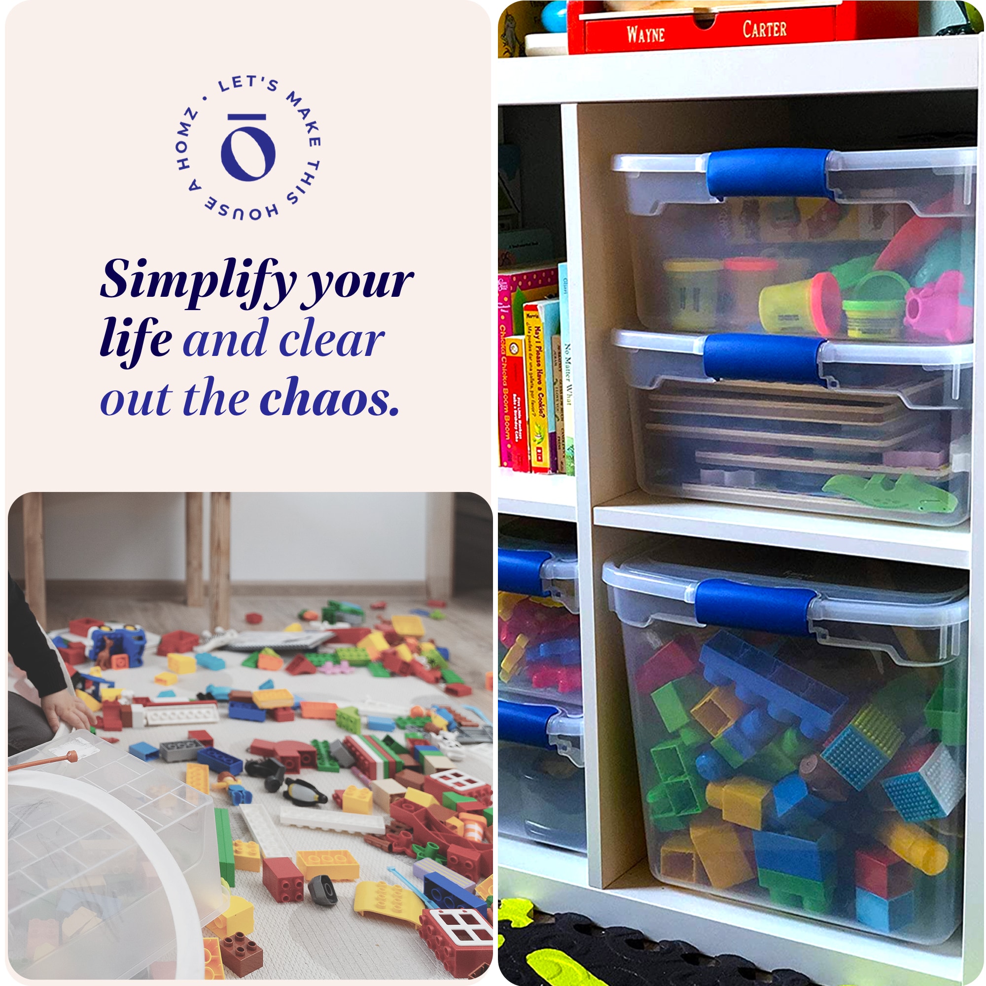 Homz Products 286175 Plastic-Storage-Totes - View #7