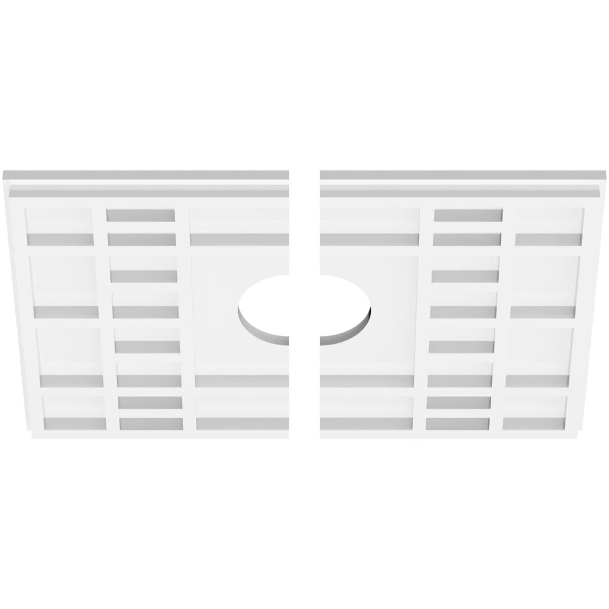 Ekena Millwork CMP16X10BX2-03000 Ceiling-Medallions - View #2