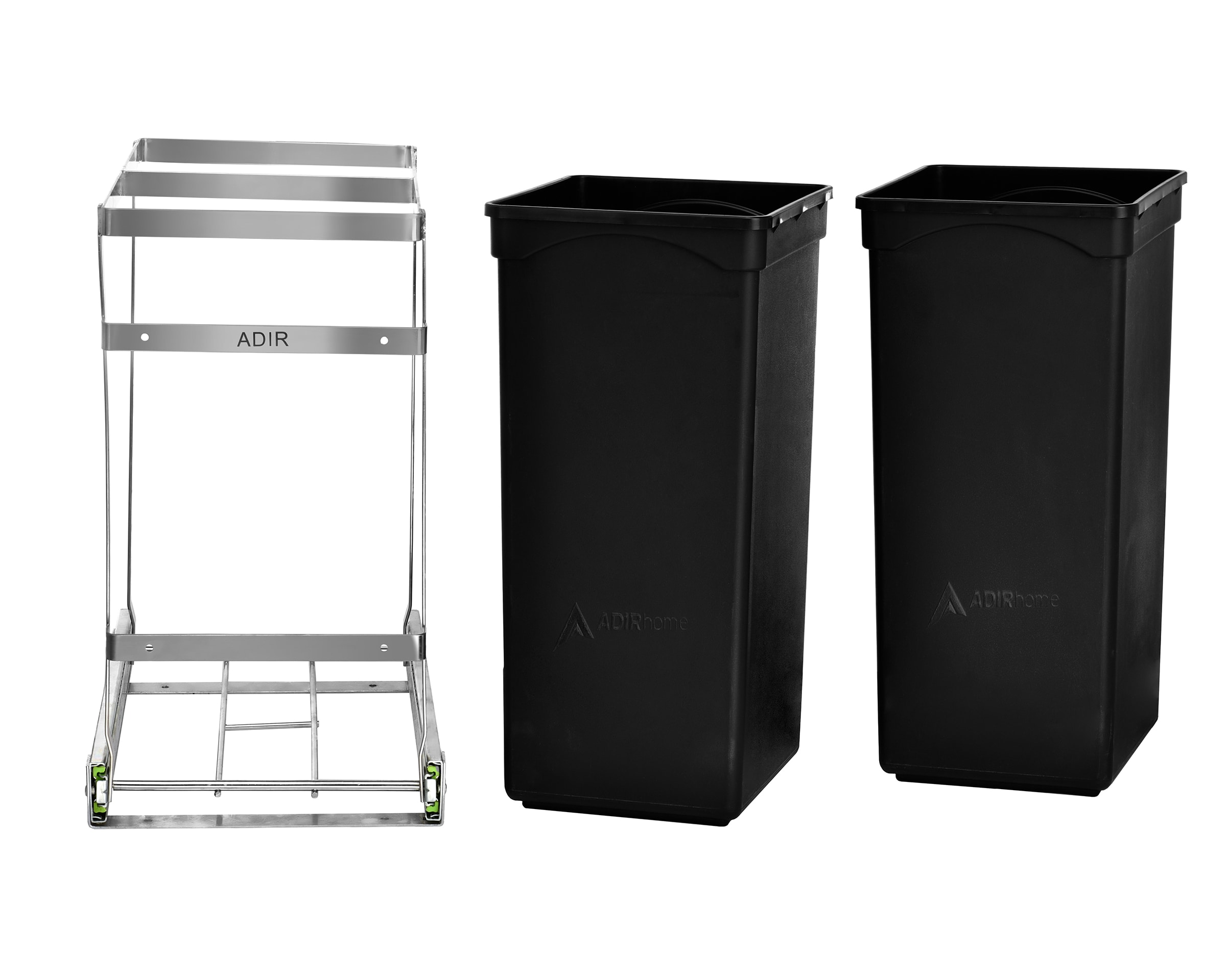AdirHome 315-02-SS Pullout-Trash-Cans - View #6