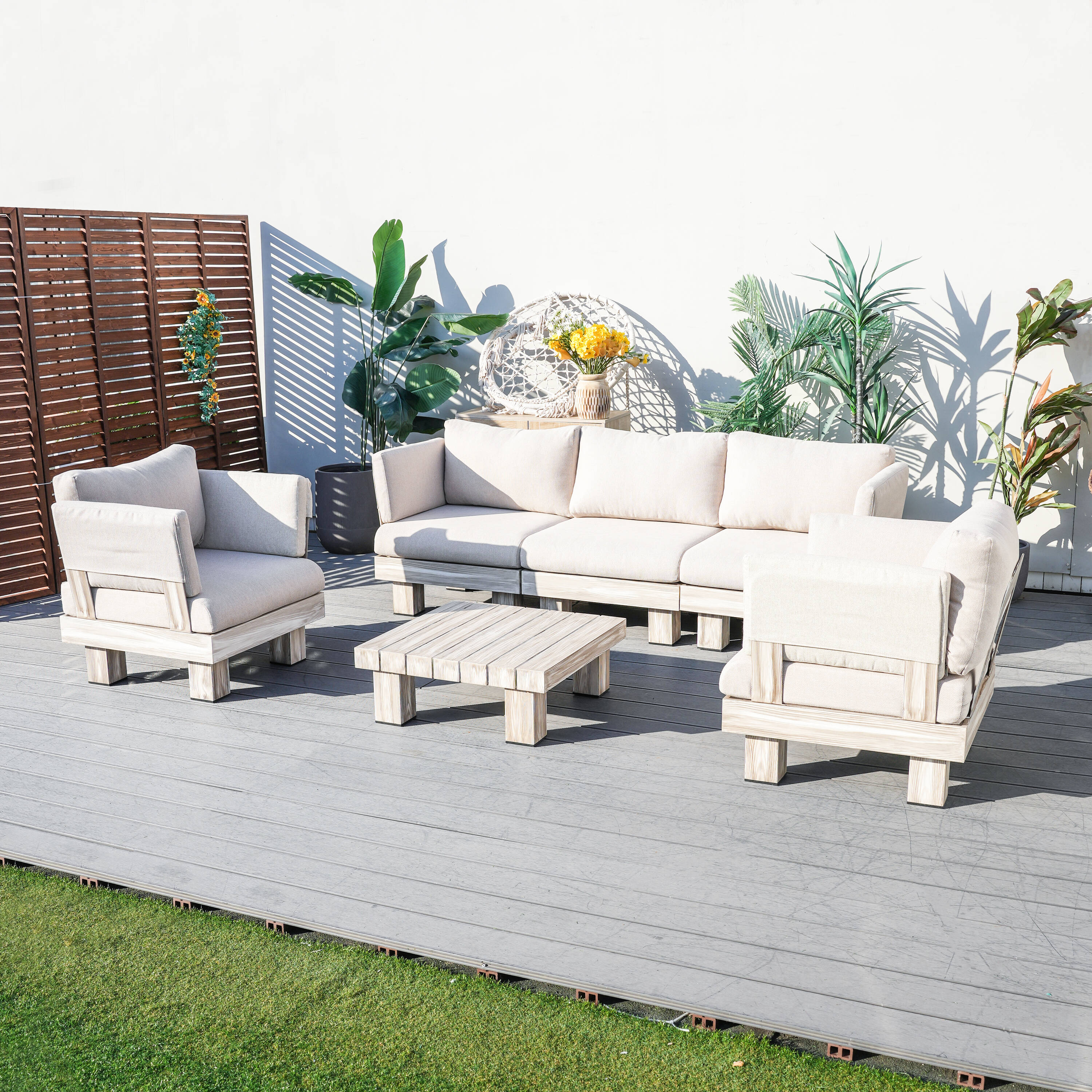 Direct Wicker DWS-52510ARM&T Patio-Conversation-Sets - View #2