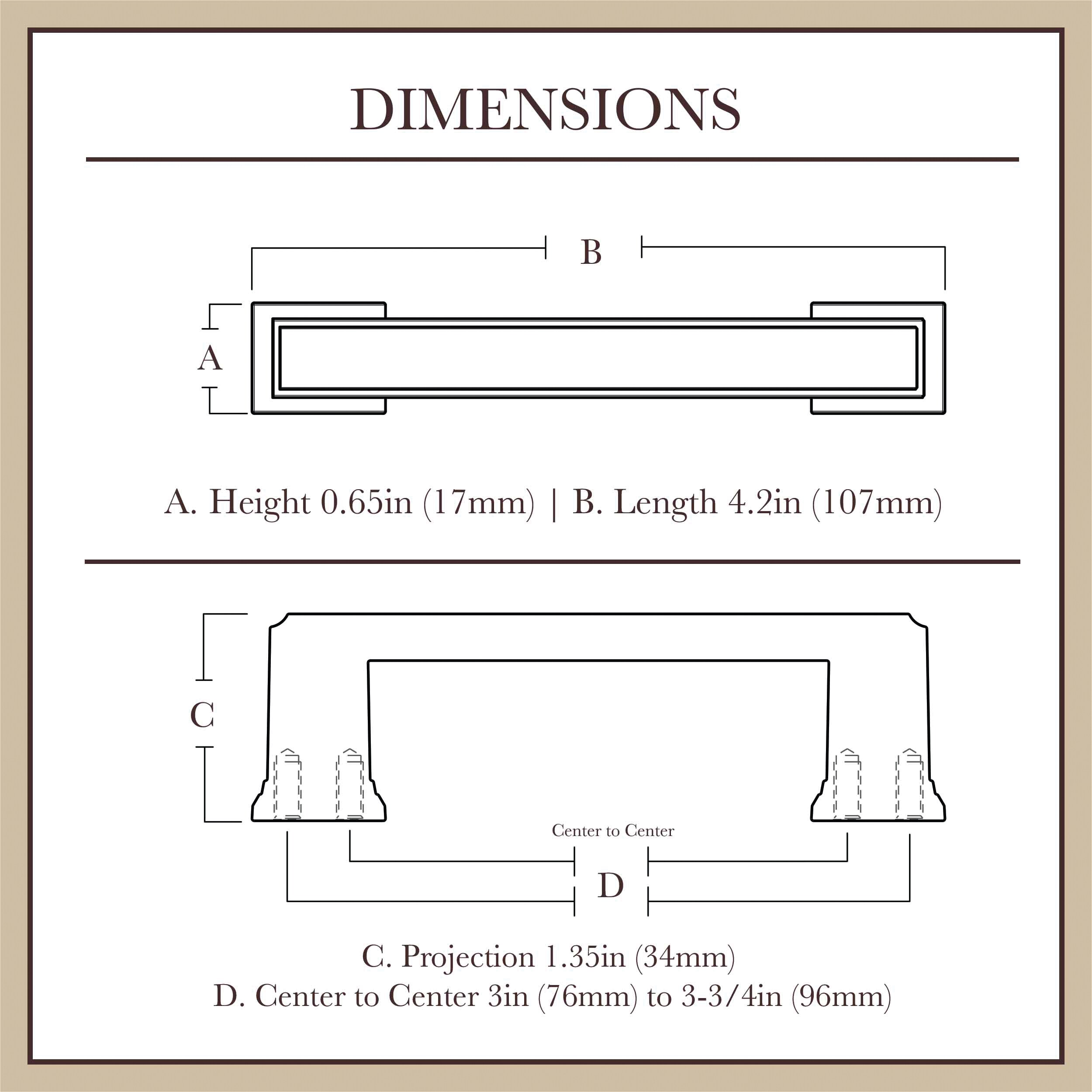 allen + roth P44269W-FB-K1 Cabinet-Pulls - View #6