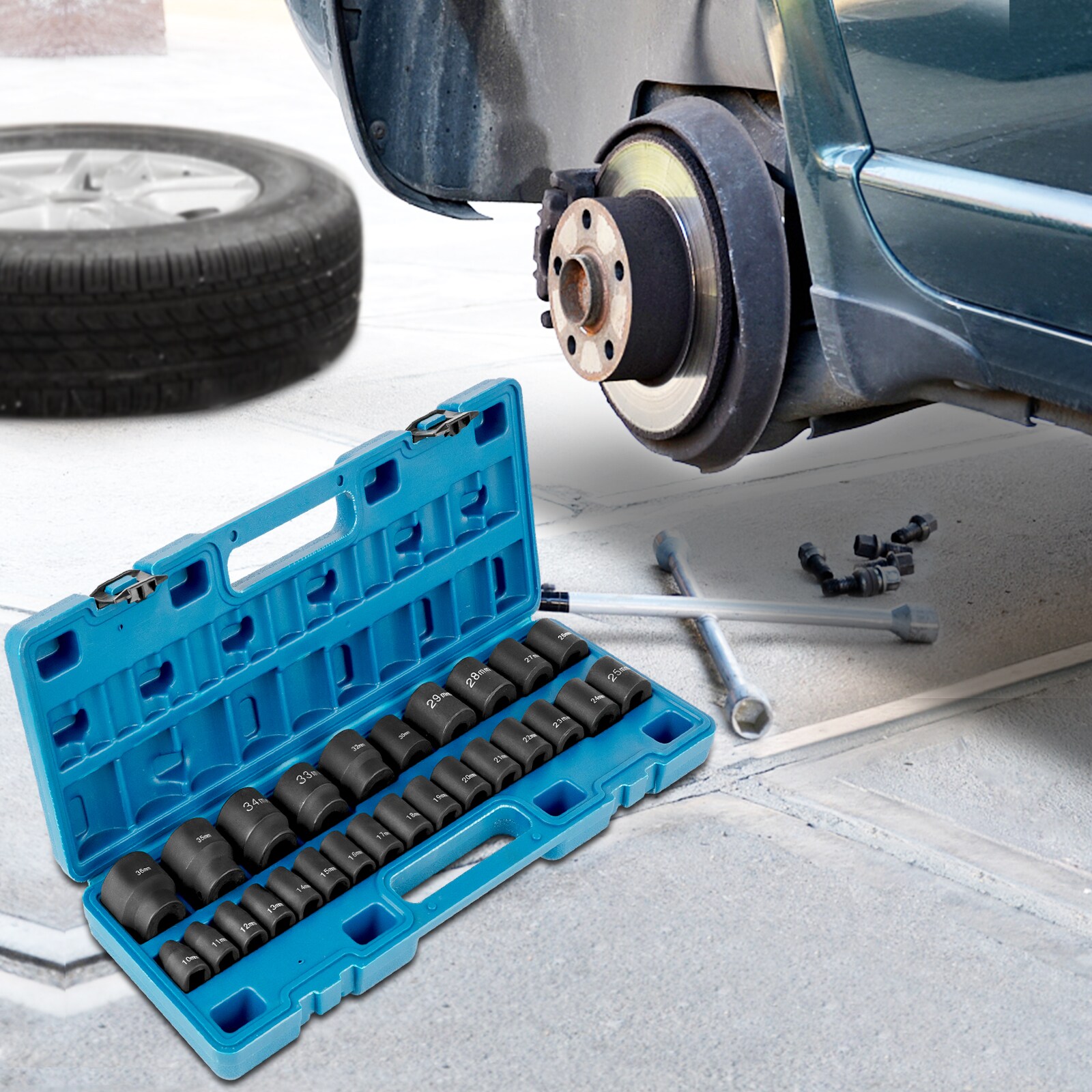 VEVOR CJTT12IN26PC00001V0 Impact-Socket-Sets - View #2