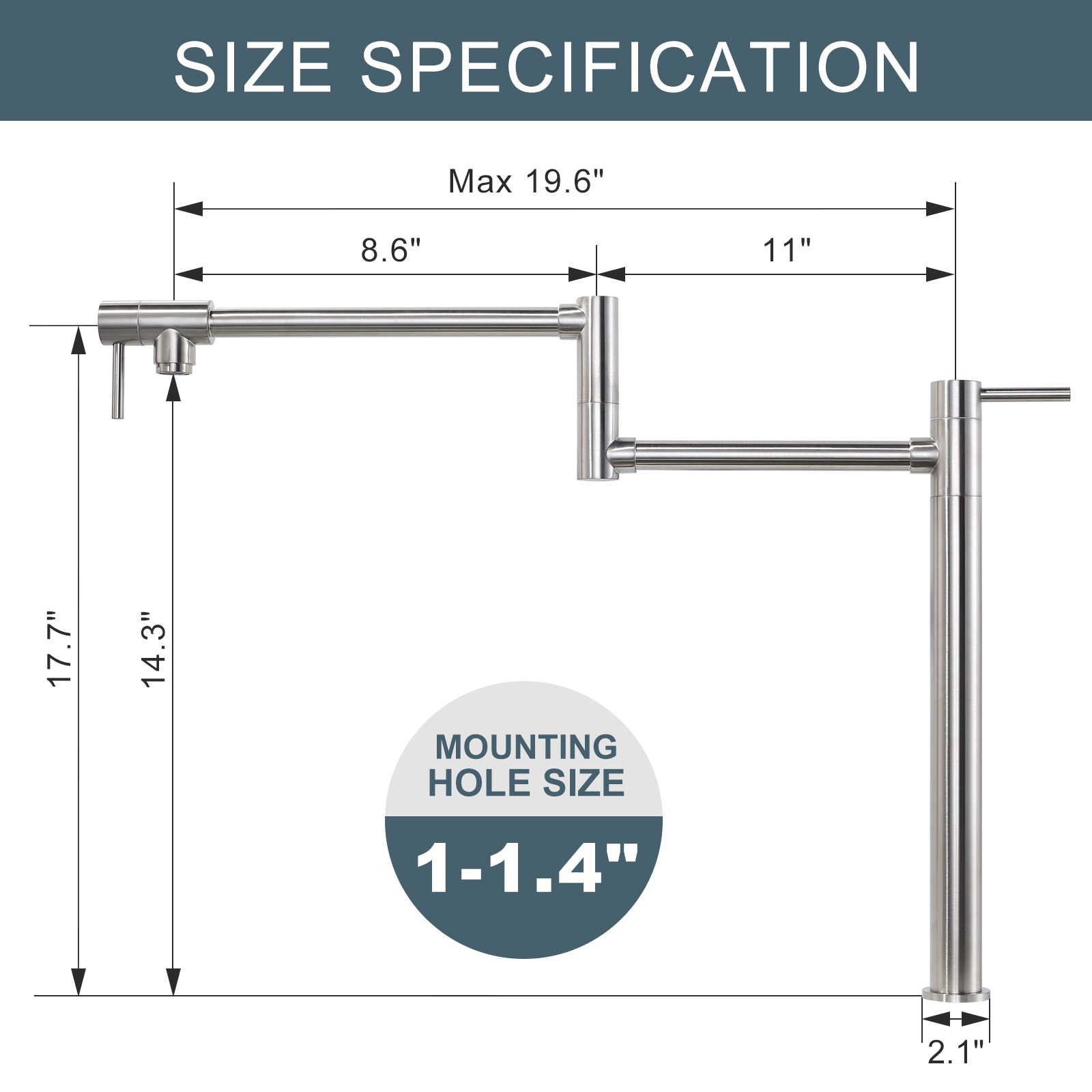 WOWOW 2315000-LW Kitchen-Faucets - View #3