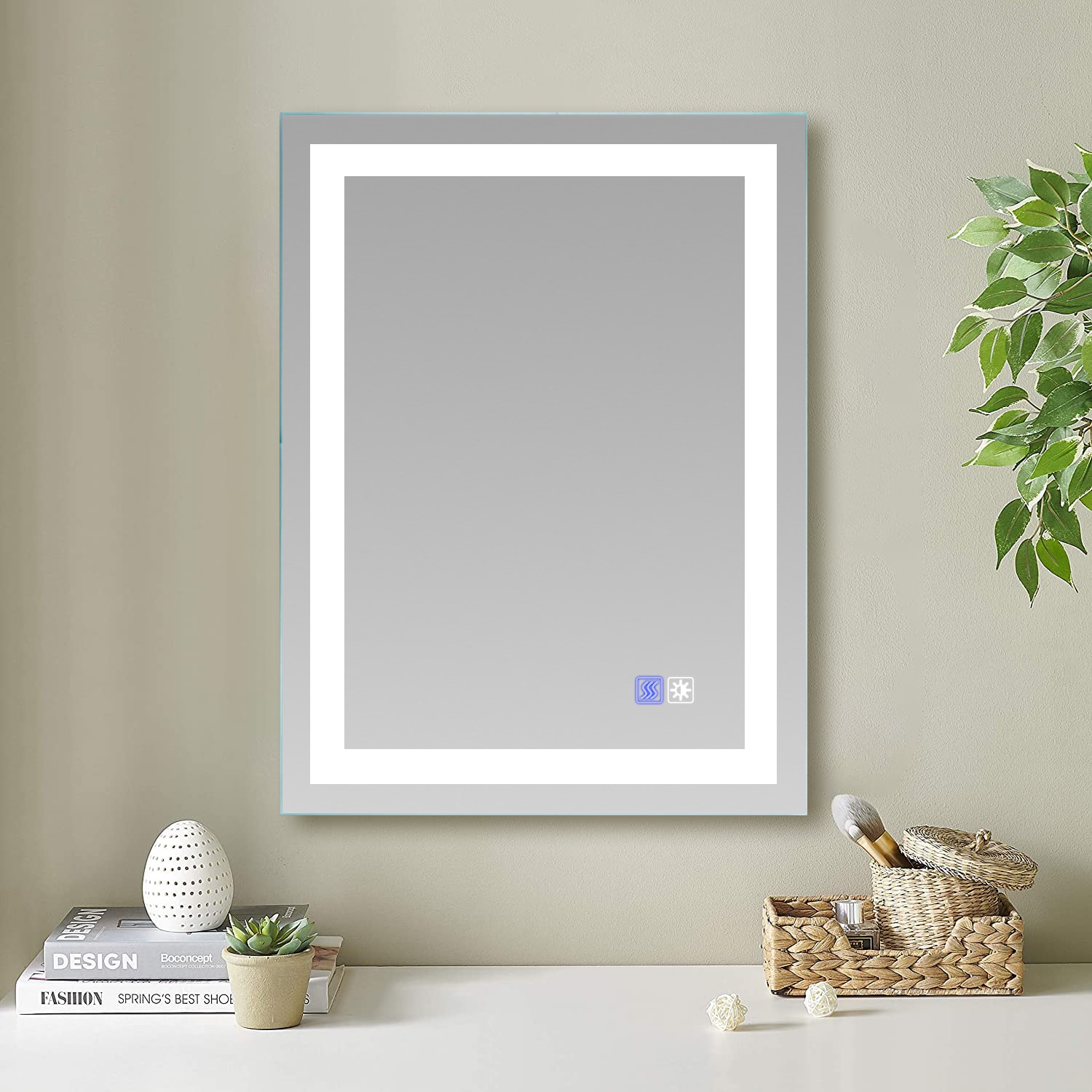 Forclover JSEXDH2432-3X Framed-Bath-Mirrors - View #3