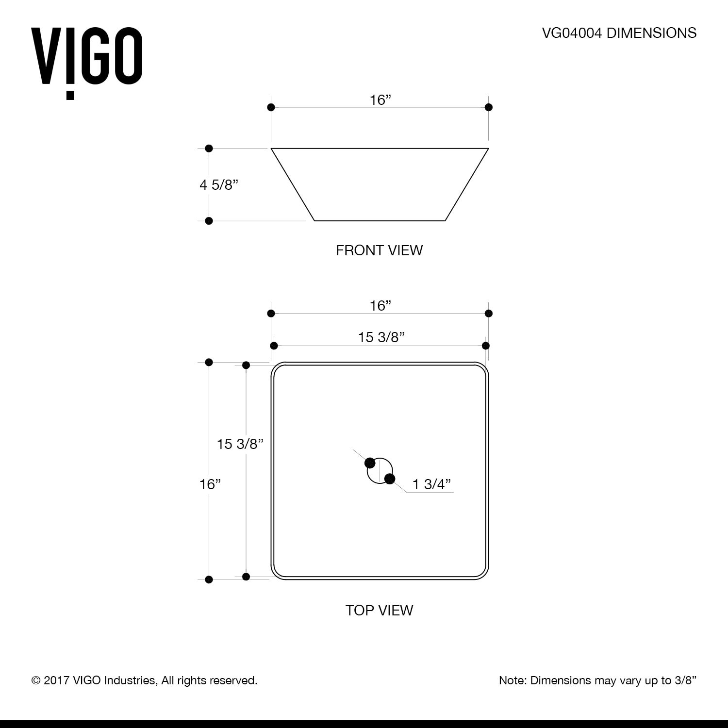 VIGO VGT1087MW Bath-Sink - View #10