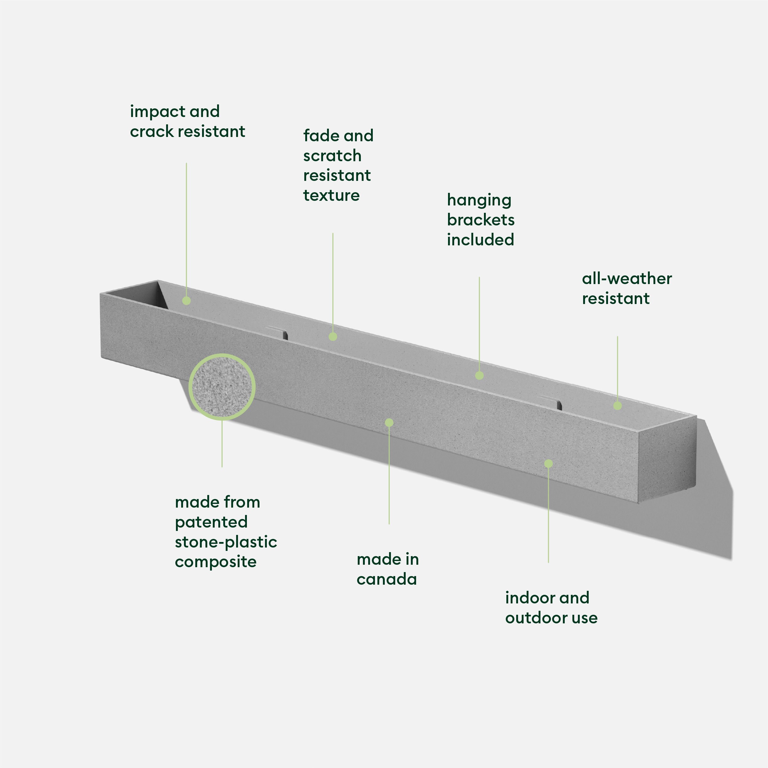 Veradek GEVTRHGC-2PK Planter-Window-Box - View #2