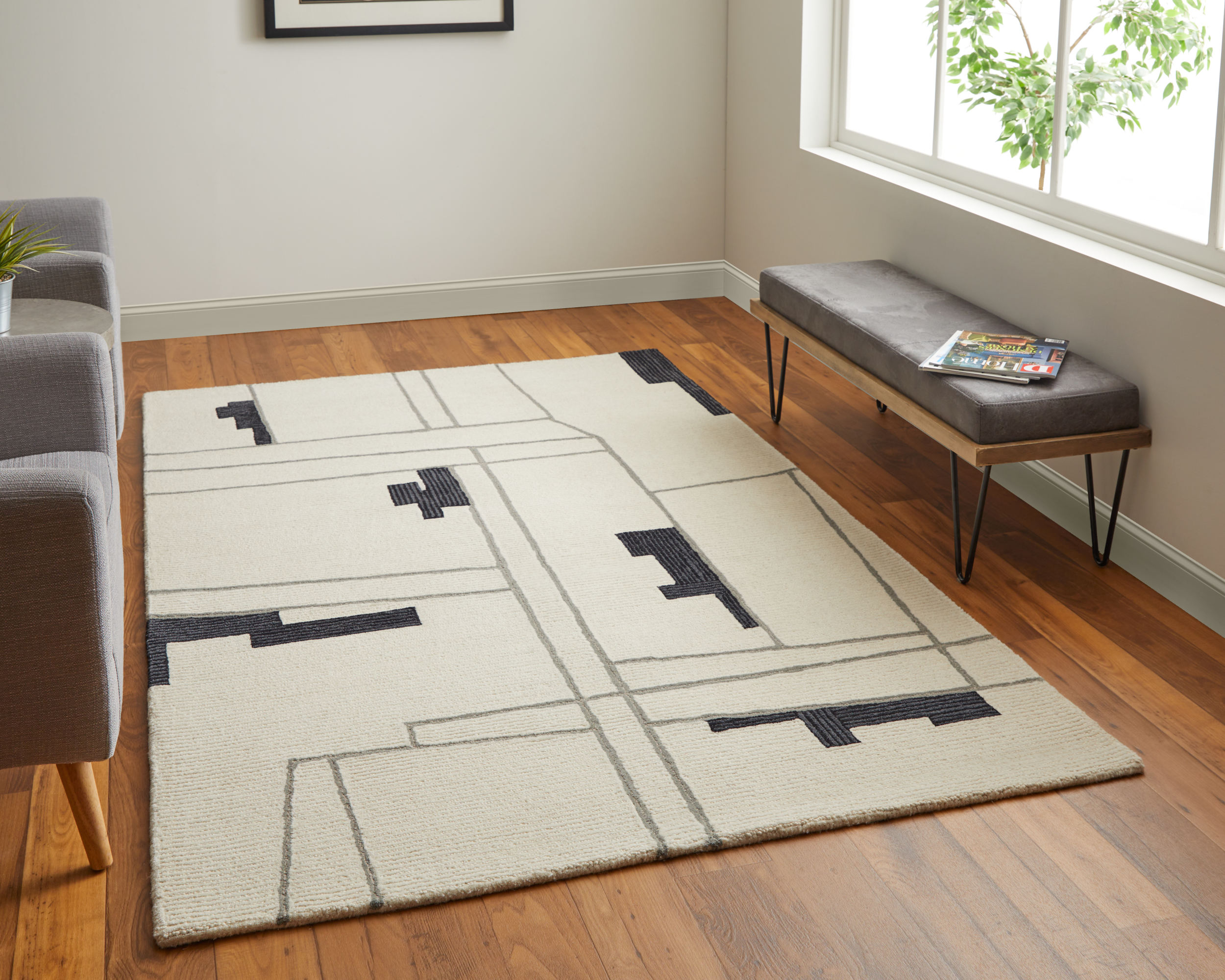 Room Envy MGRR8902IVYBLKP00 rugs - View #2
