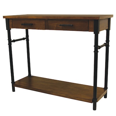 Console Table Furniture At Com, Décor Therapy Taylor 4 Drawer Console Table In Black