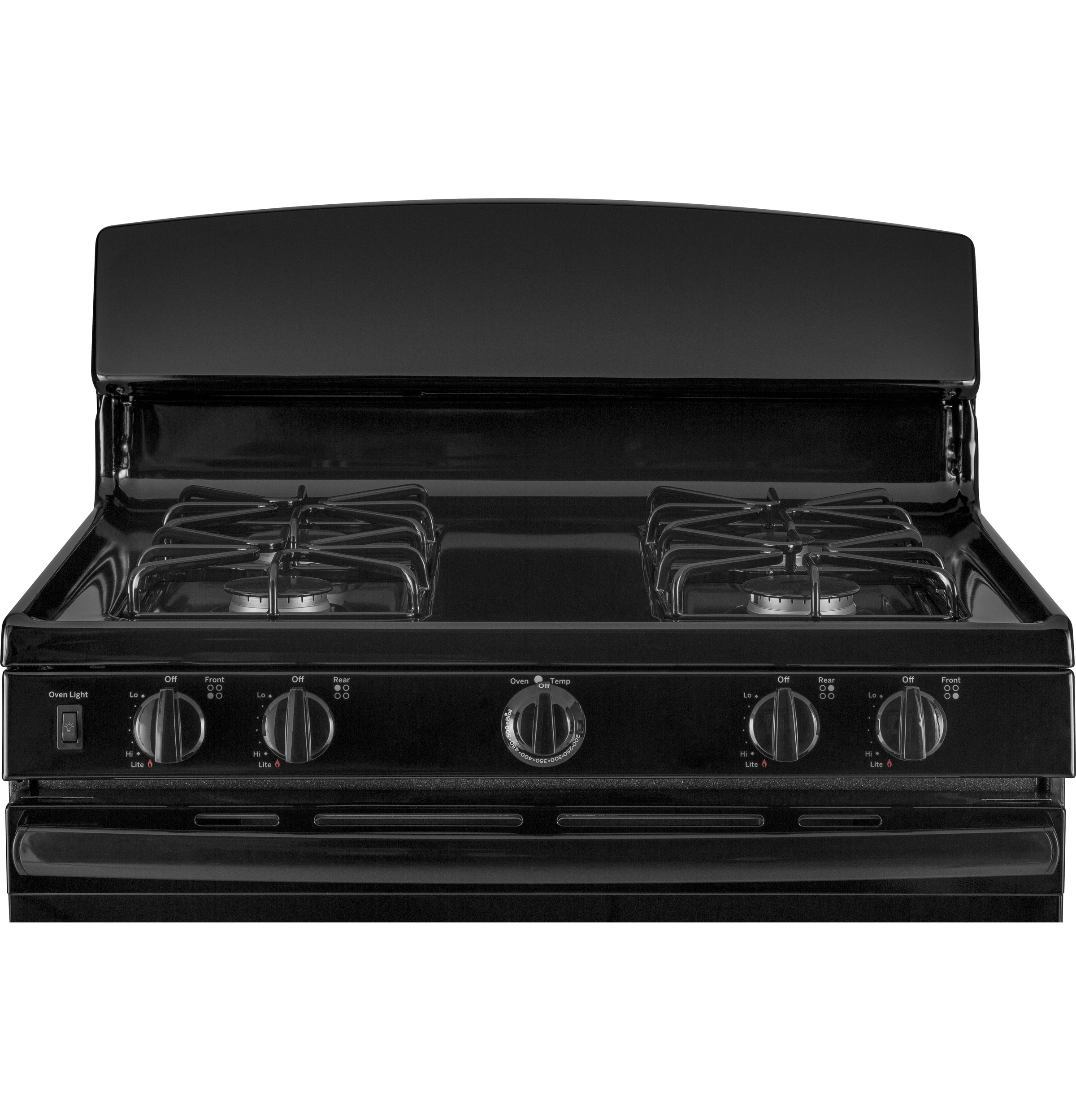 ge black stove gas