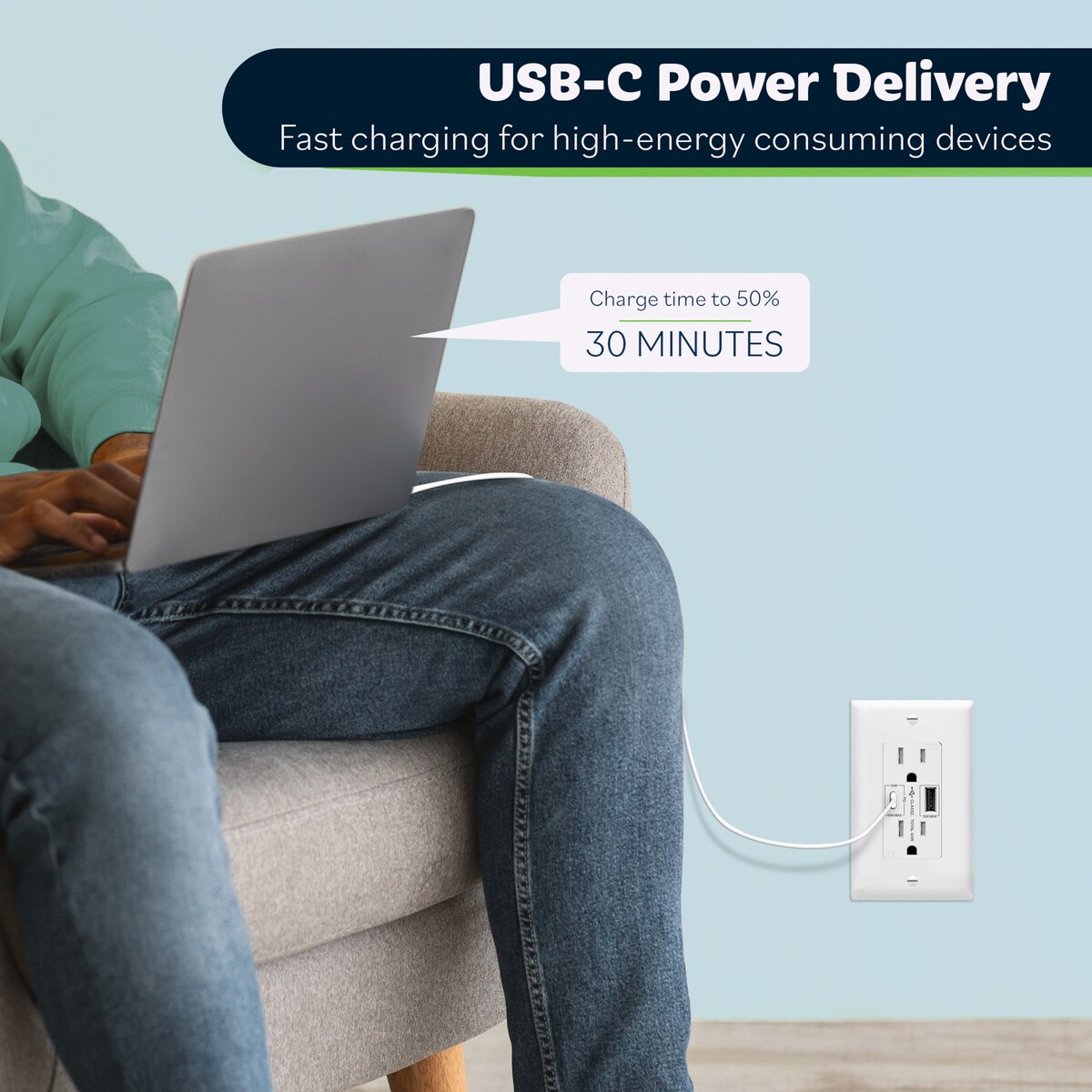 TOPGREENER TU215PD60AC-W receptacles - View #4