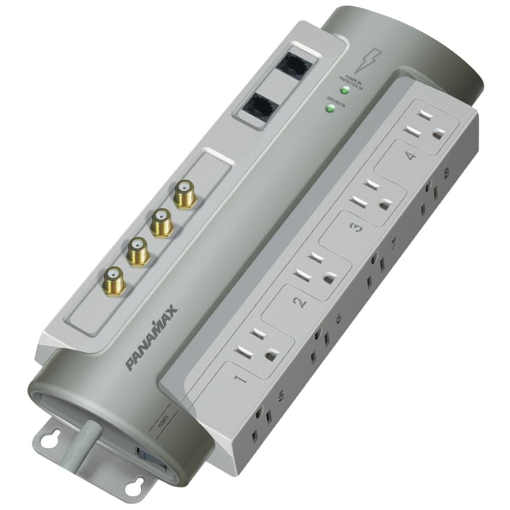 Panamax PM8-AV 8-Outlet 1125 Joules 1800-Watt Indoor Various Receptacles Surge Protector