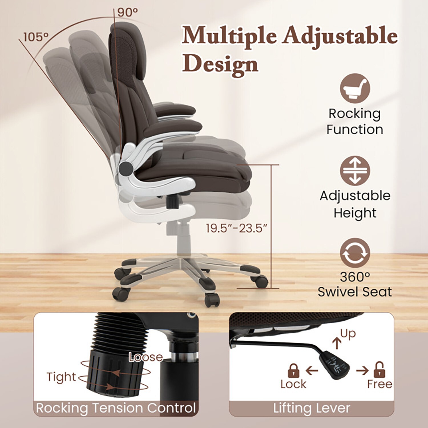 GZMR GZ-MH830696 Office-Chairs - View #6