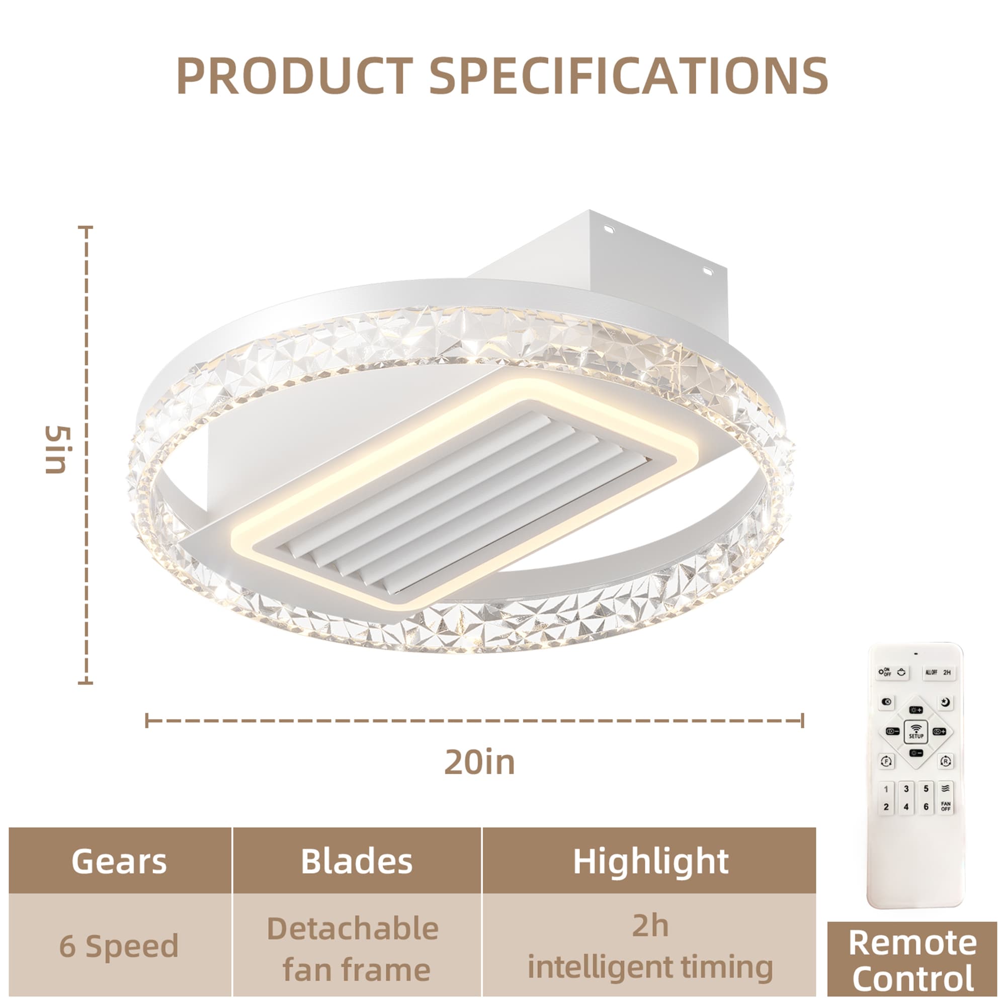 Bybafun YB5700111 Ceiling-Fans - View #2