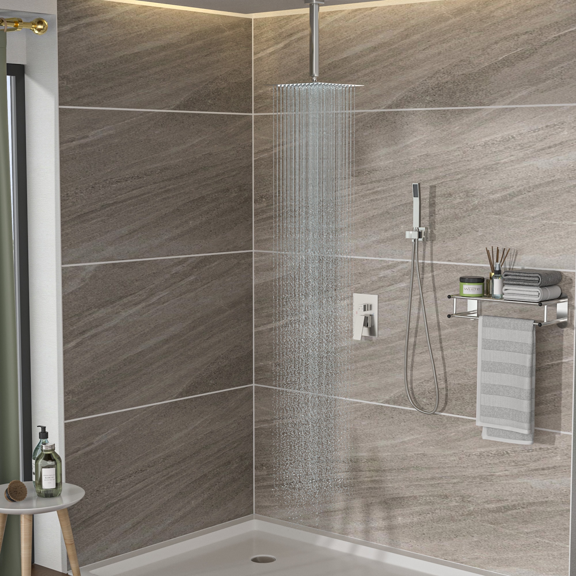 WELLFOR DTG-806CS10BN Tub-Shower-Faucets - View #3