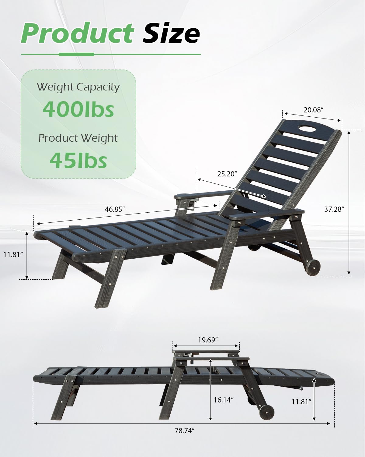 Clihome CL-NI-57076 Patio-Chairs - View #7
