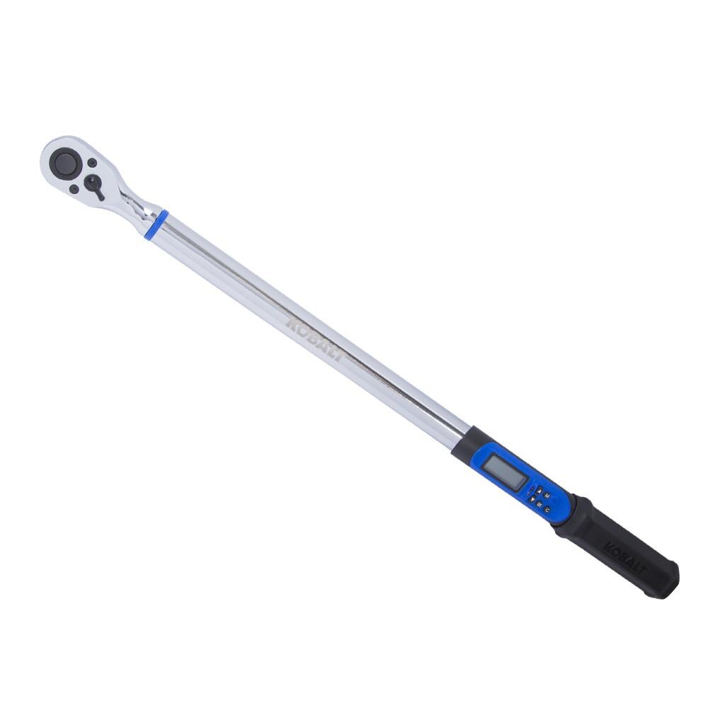 Kobalt 1/2in Drive Digital Torque Wrench (12.5ft lb to 250ft lb) in