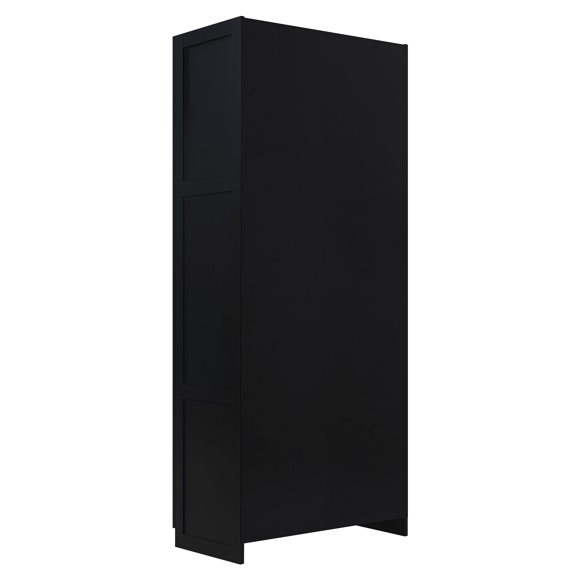 Hopkins Black Modern 4-Shelf Storage Closet