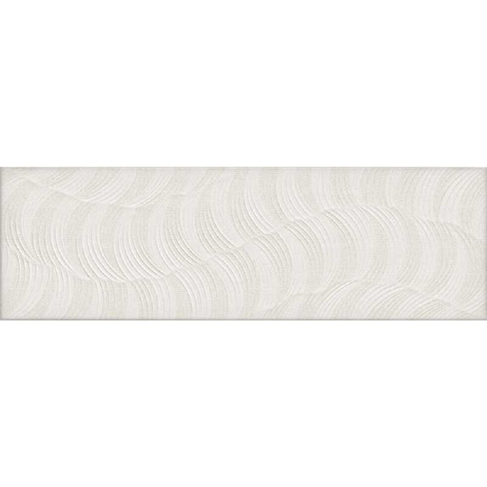 Apollo Tile MOVIIVRIDECSMPL (Sample) Passage White 6-in x 6-in Matte Ceramic Patterned Floor and Wall Tile