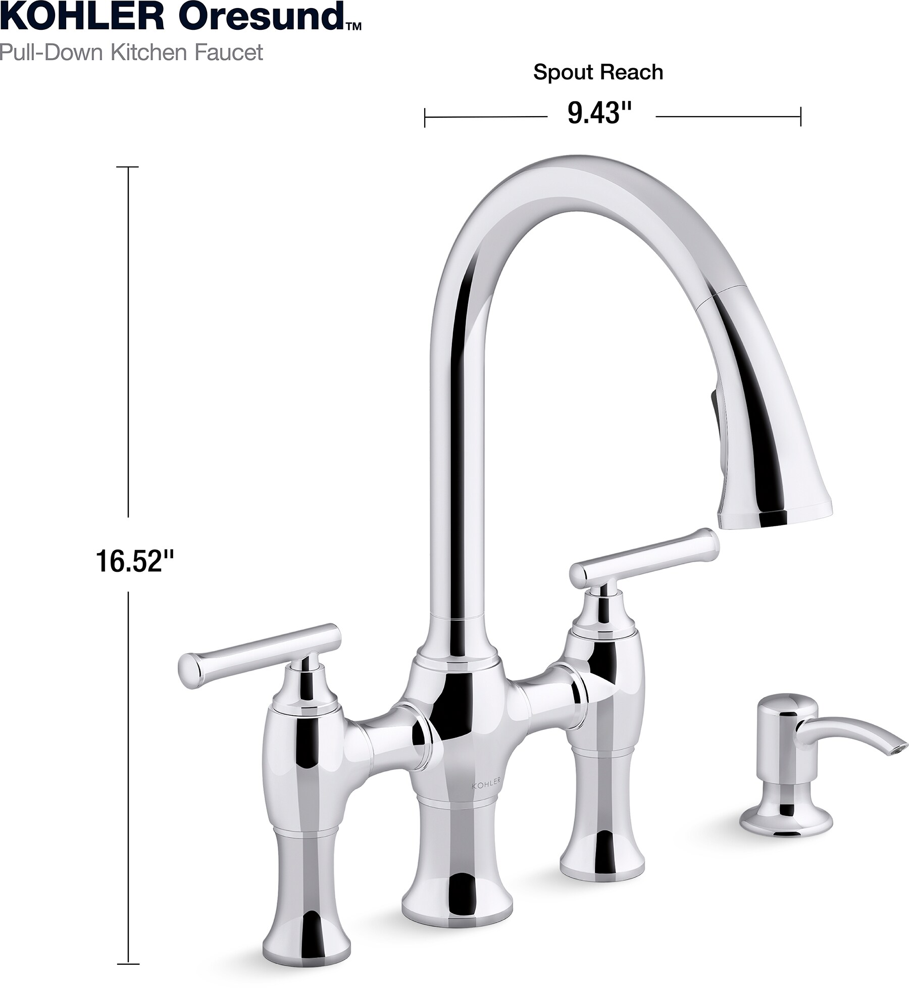 KOHLER K-R28705-SD-CP Kitchen-Faucets - View #9