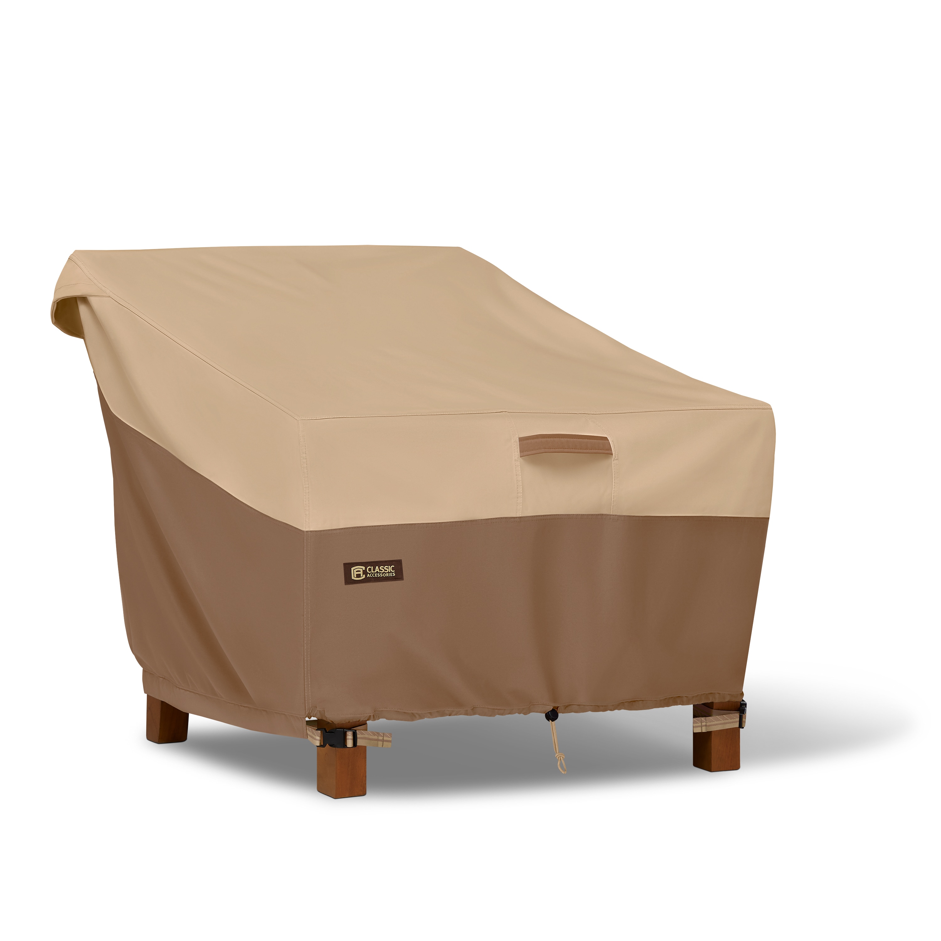 Classic Accessories 56-433-041501-EX Veranda's Best Earth Polyester Patio Furniture Cover For Conversation chair