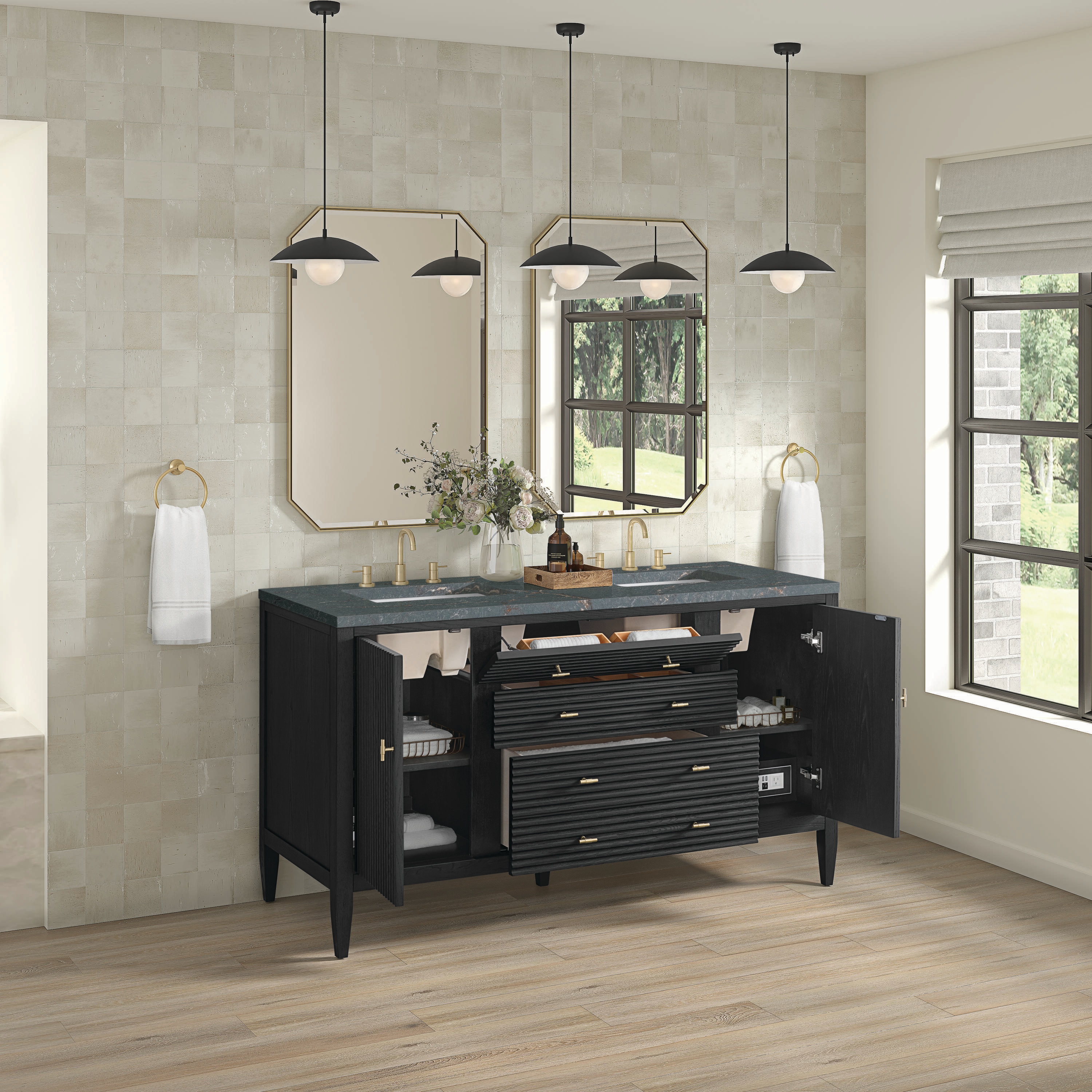 James Martin Vanities 485-V60D-CBO-3PBL Bath-Vanity-Combo - View #4