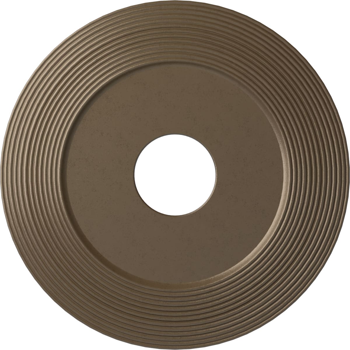 Ekena Millwork CM16ADWSS Adonis 16.125-in W x 16.125-in L Painted Warm Silver Polyurethane Whole Ceiling Medallion