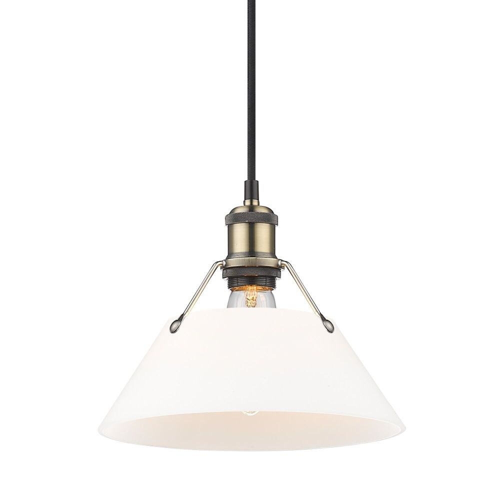 Golden Lighting 3306-M AB-OP Pendant-Lights - View #3