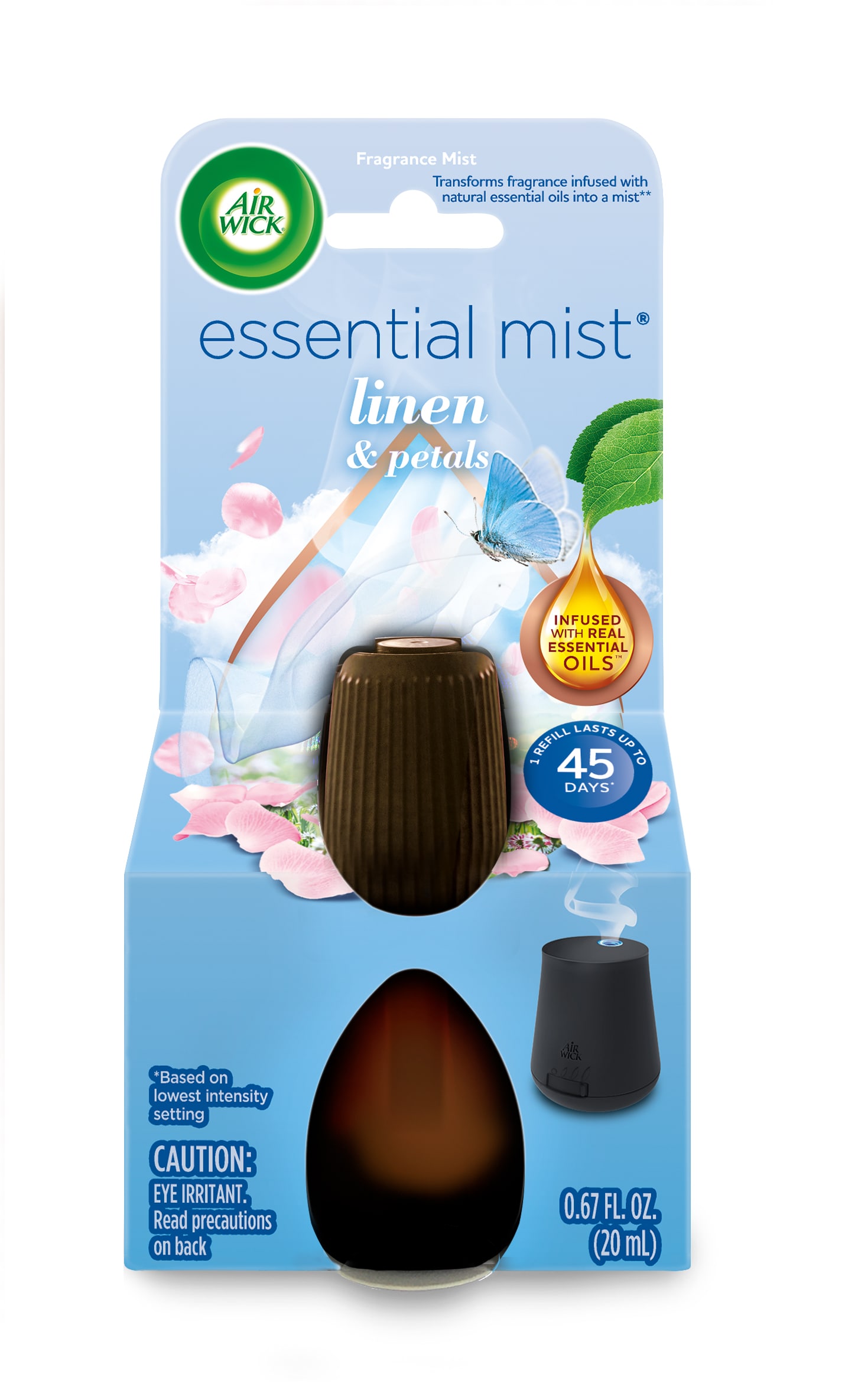 Air Wick 0-62338-02760-9 1 Count Linen and Petals Refill Air Freshener